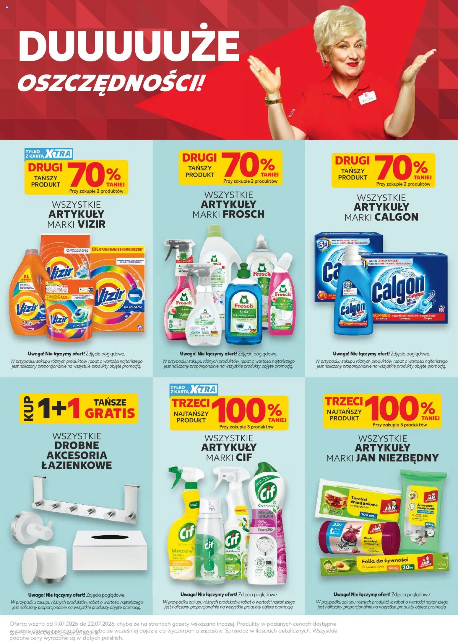Kaufland Polsko leták - Letnie porządki od 09.07.2026 | Strana: 20 | Produkty: Cif, Calgon