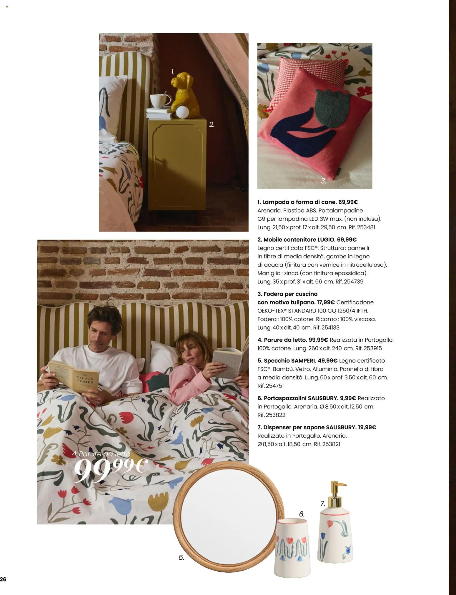 Volantino Maisons du Monde del 23/09/2026 | Pagina: 26 | Prodotti: Mobile, Sapone, Contenitore, Specchio