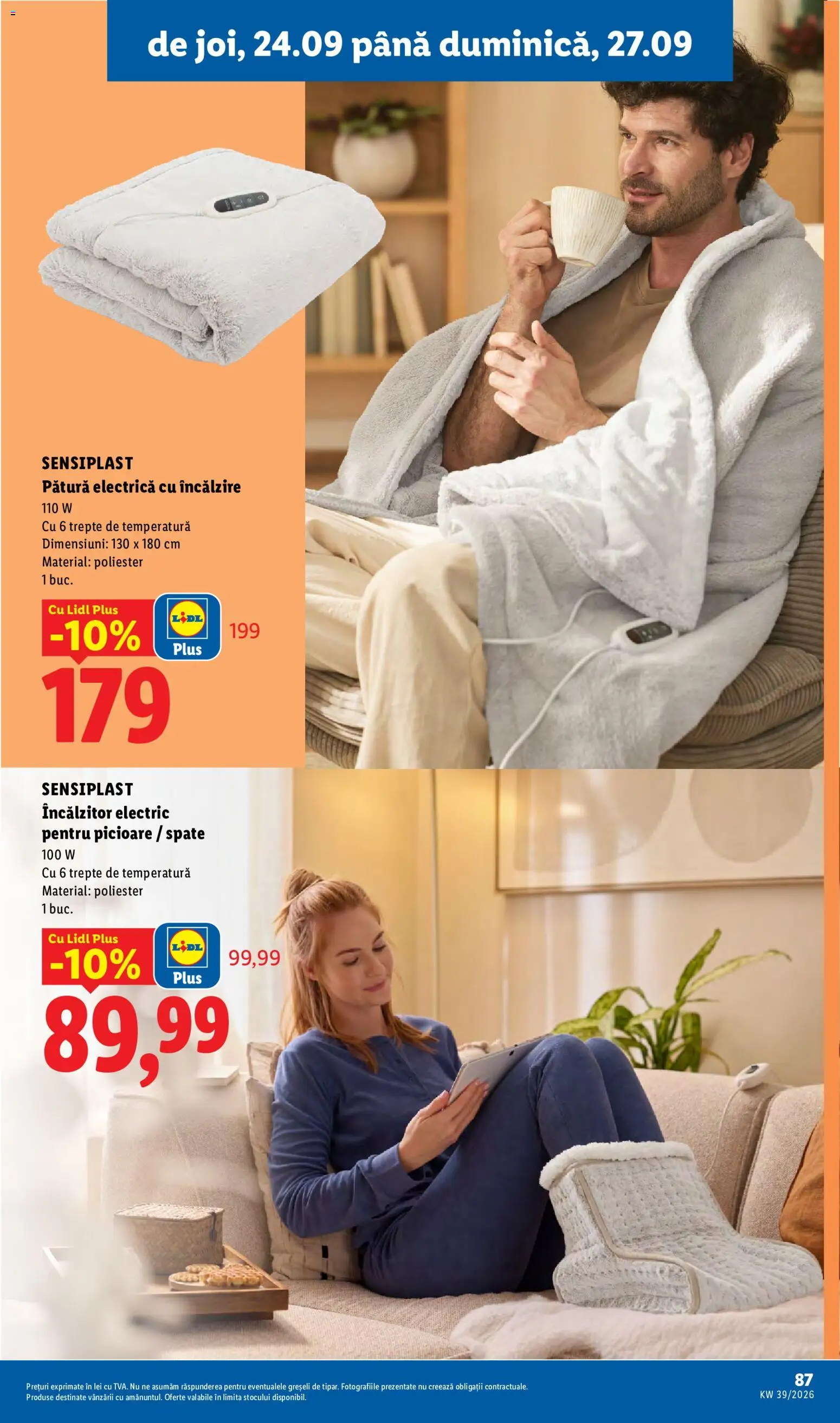 Noul catalog Lidl – valabil de la 21.09.2026 | Pagină: 87