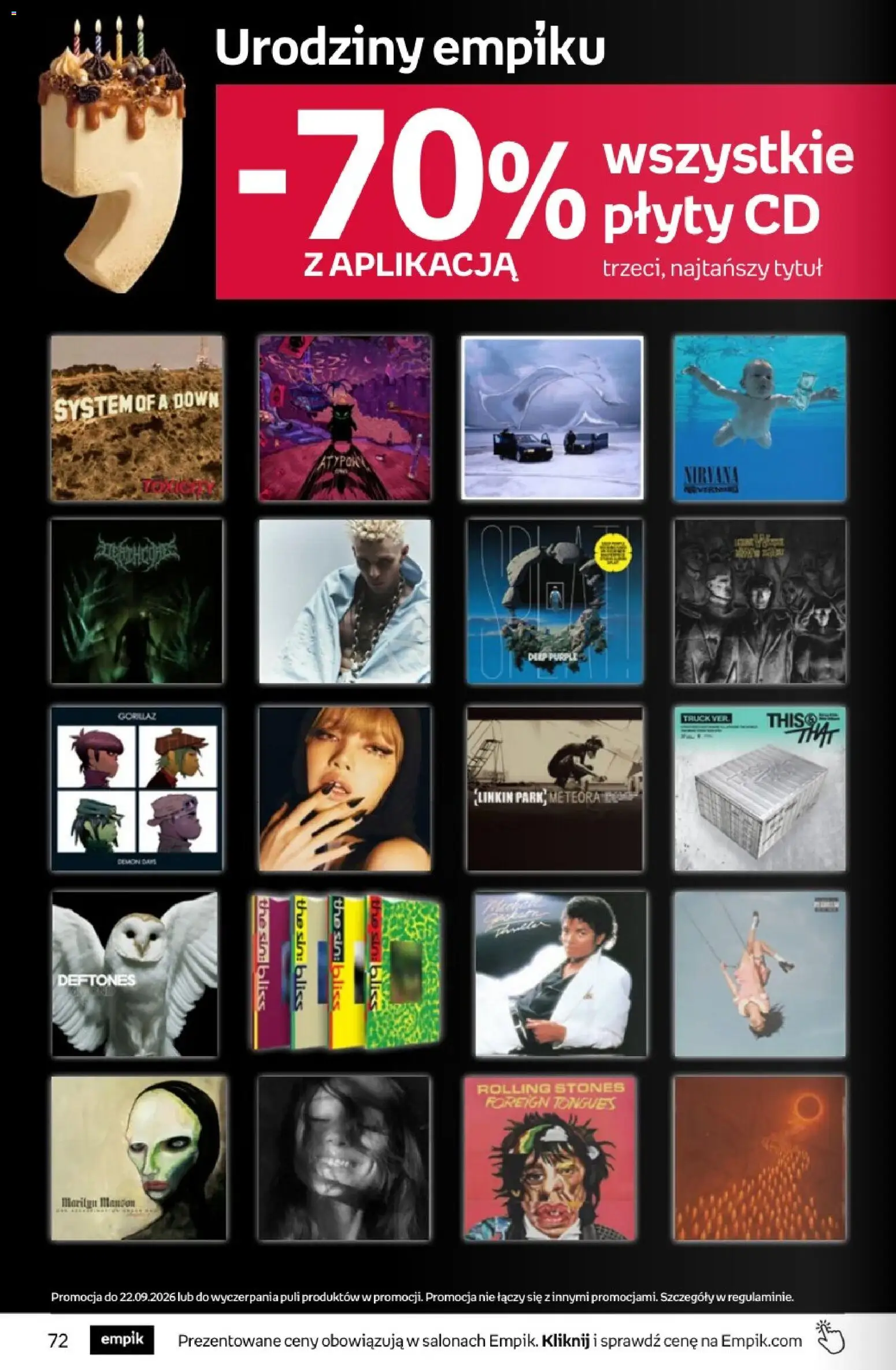 Empik promocje - Tom kultury Muzyka od 09.09.2026 | Strona: 10 | Produkty: Plyty, Płyty cd