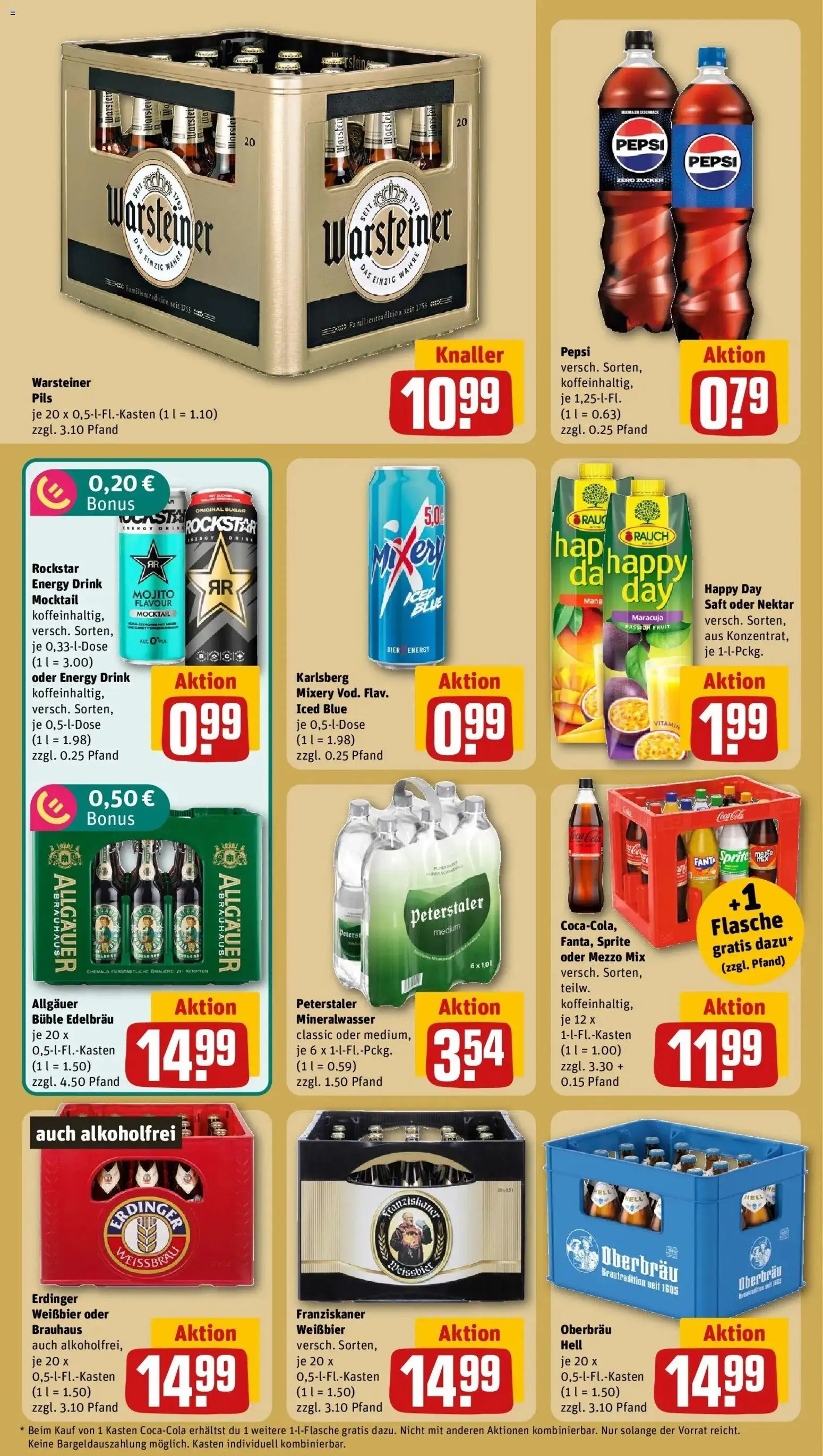 REWE Prospekt ab 12.10.2026 zum Blättern » Angebote | Seite: 20 | Produkte: Fanta, Sprite, Limetten, Pils