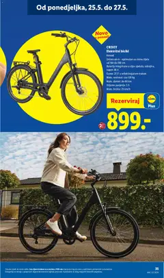 Lidl Katalog - Pregled kataloga iz trgovine Lidl, vrijedi od 25.05.2026 | Stranica: 35 | Proizvodi: Baterija, Bicikl