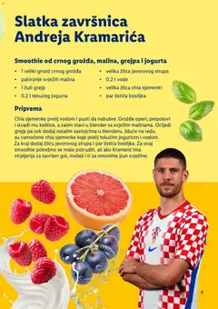 Lidl Smoothie recepti - Pregled kataloga iz trgovine Lidl, vrijedi od 19.06.2026 | Stranica: 7 | Proizvodi: Sok, Grejp, Smoothie, Grožđe