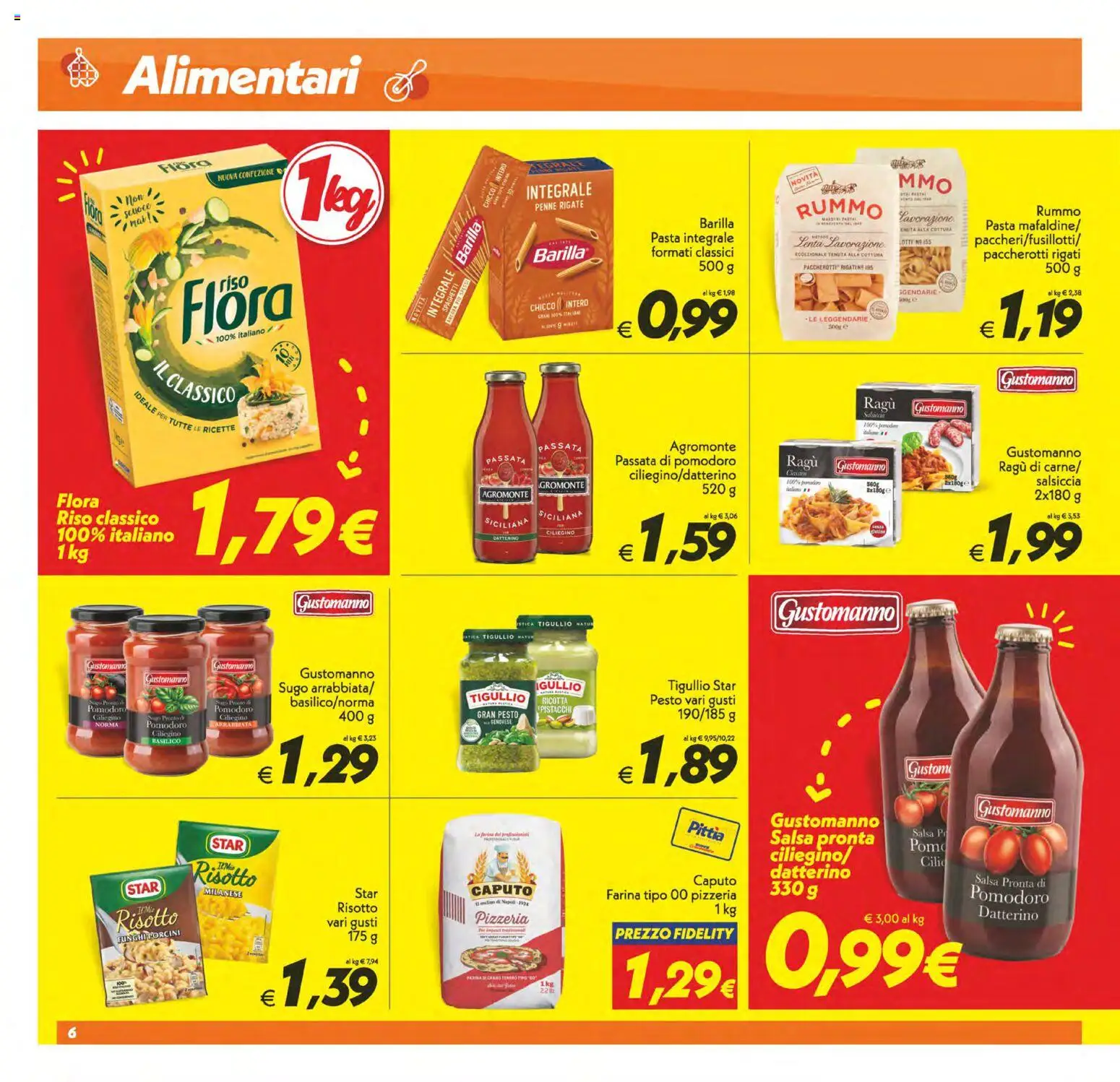 Volantino SuperConveniente del 02/10/2026 | Pagina: 6 | Prodotti: Salsiccia, Pesto, Basilico, Ricotta