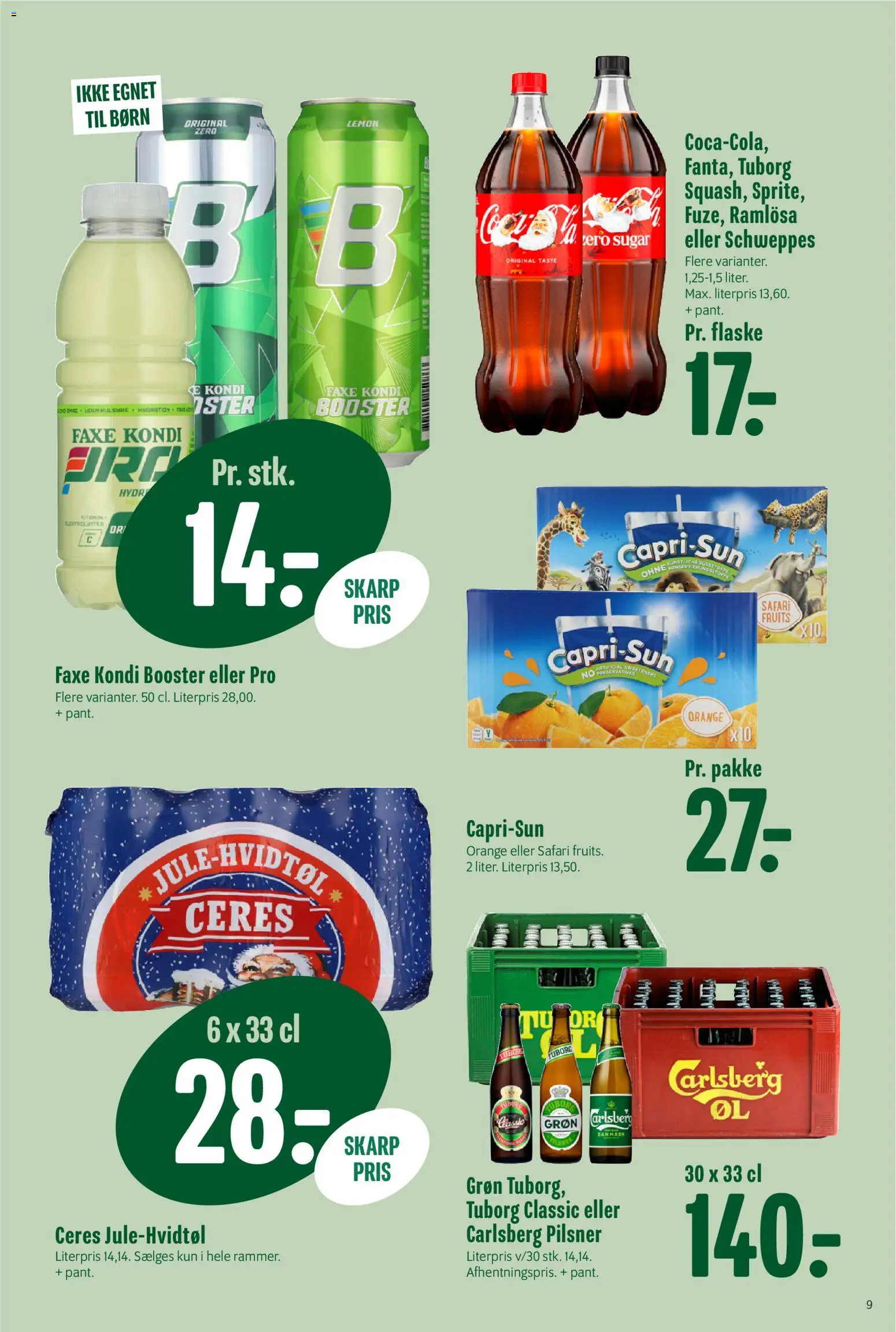 Min Købmand tilbudsavis – gyldig fra 23/10/2026 | Side: 9 | Produkter: Faxe Kondi