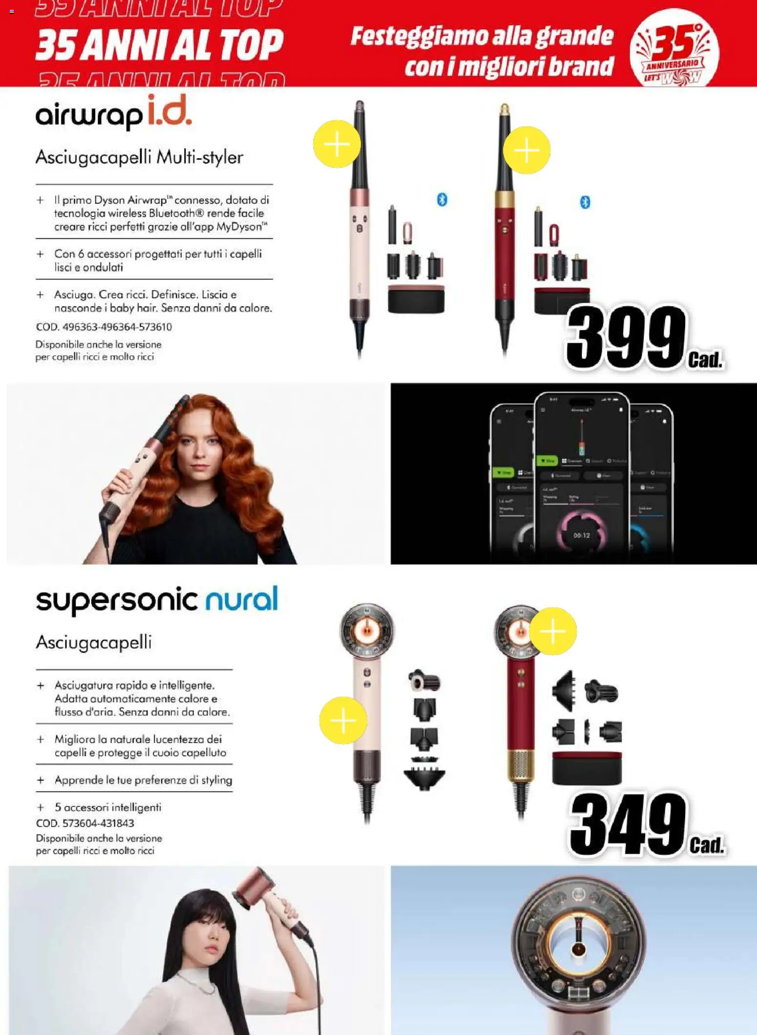 Volantino Media World del 01/10/2026 | Pagina: 15 | Prodotti: Top, Asciugacapelli, Dyson