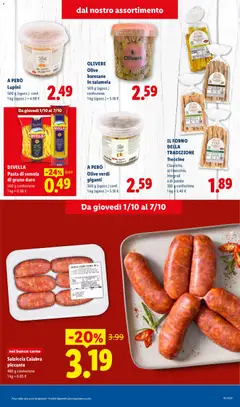 Anteprima del volantino Lidl volantino Sud Italia valido a partire dal 01/10/2026 | Pagina: 3