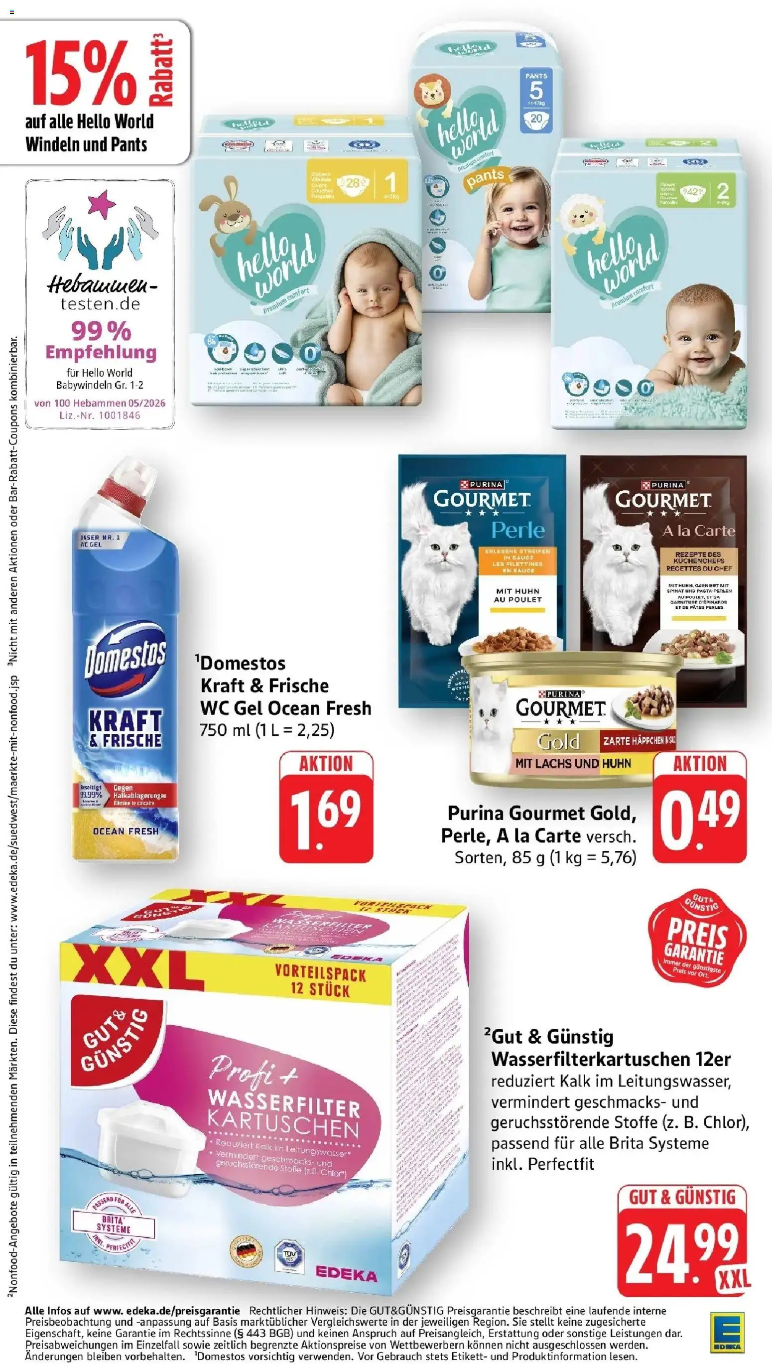 Edeka Prospekt Mühlheim / Donau (ab 21.09.2026) » Angebote Online | Seite: 34 | Produkte: Kalk, Lachs, Pasta
