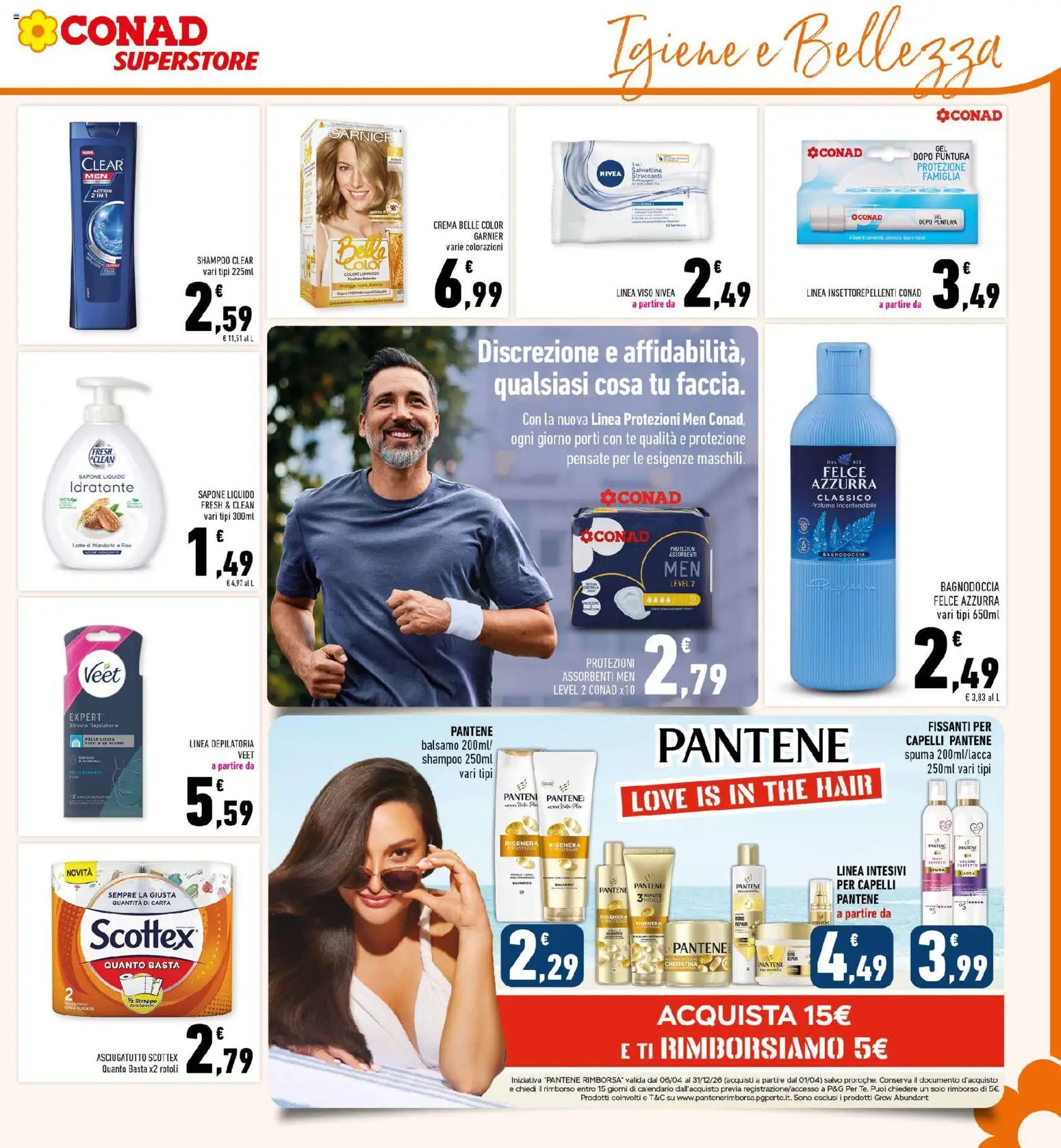 Volantino Conad del 06.05.2026 | Pagina: 27 | Prodotti: Balsamo, Latte, The, Asciugatutto