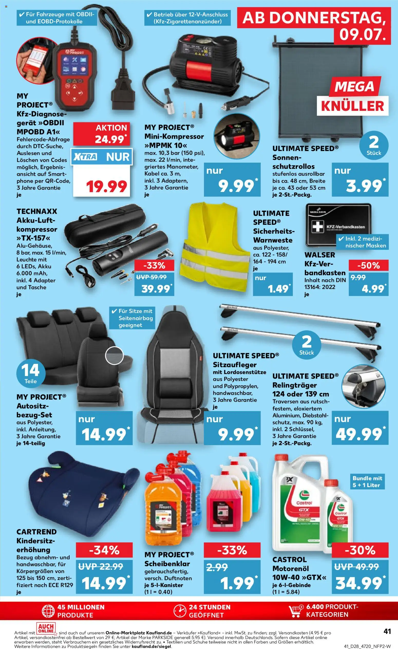 Kaufland Prospekt Hannover – gültig ab 09.07.2026 | Seite: 41 | Produkte: Kabel, Tasche, Adapter