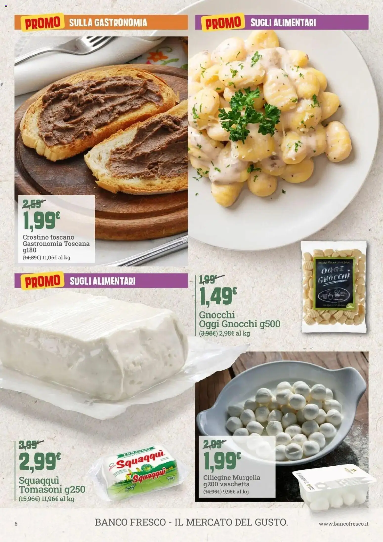 Volantino Offerte del 04.05.2026 | Pagina: 6 | Prodotti: Gnocchi