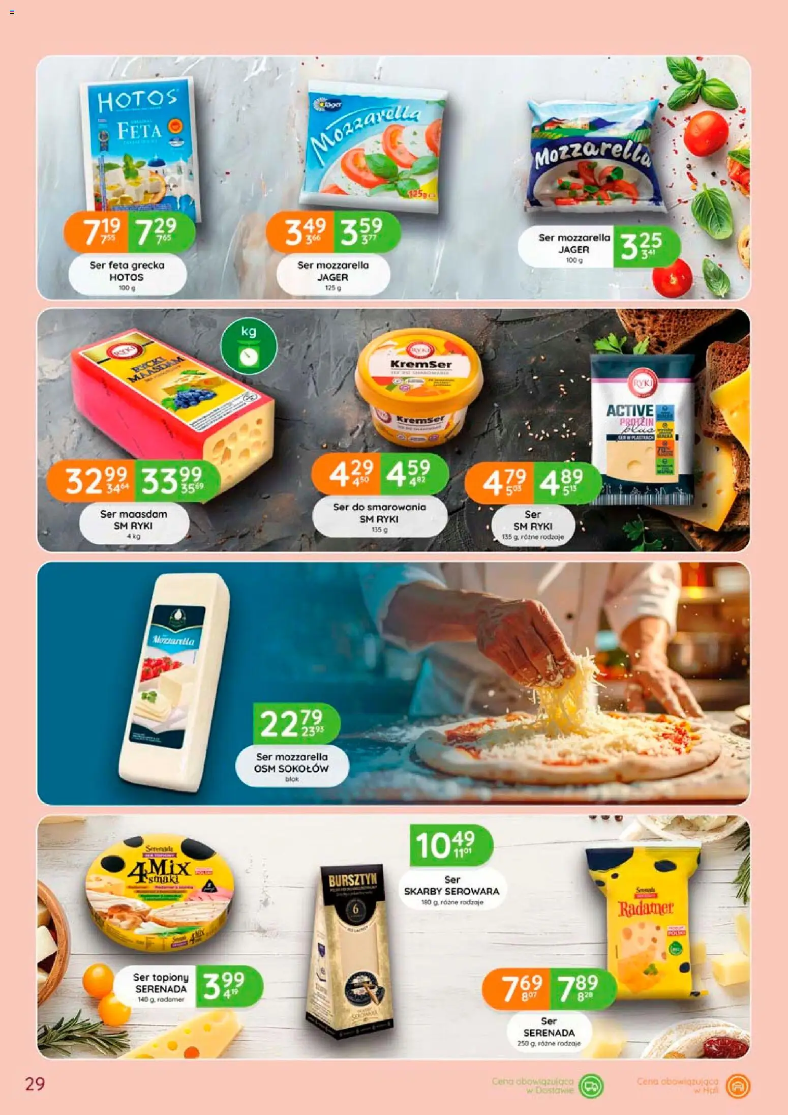 Eurocash gazetka od 28.05.2026 | Strona: 29 | Produkty: Feta grecka, Ser topiony, Mozzarella, Ser feta