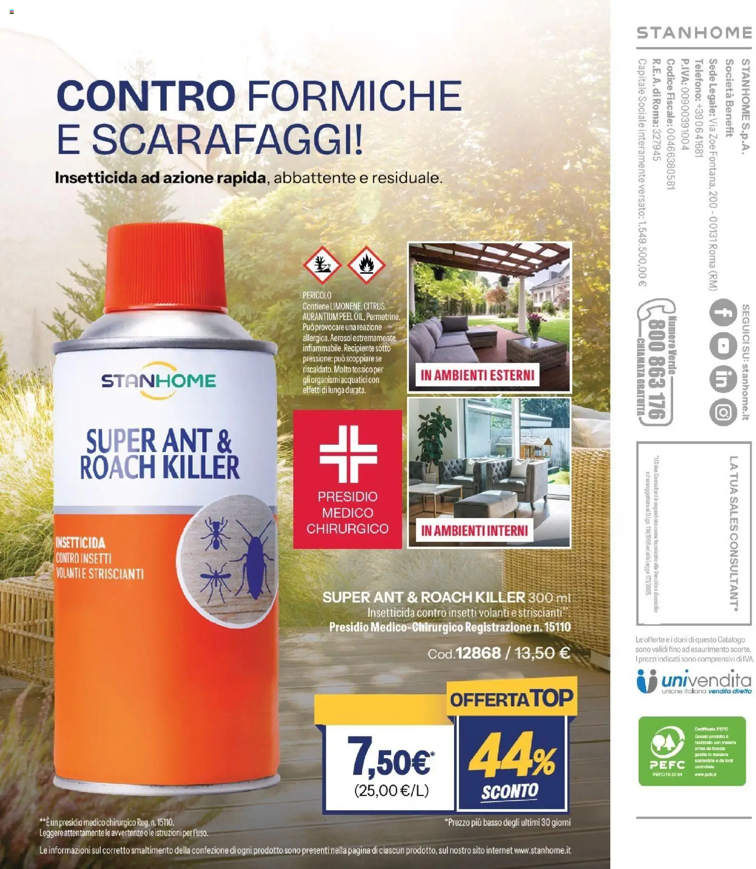 Volantino Stanhome del 23/06/2026 | Pagina: 1 | Prodotti: Insetticida