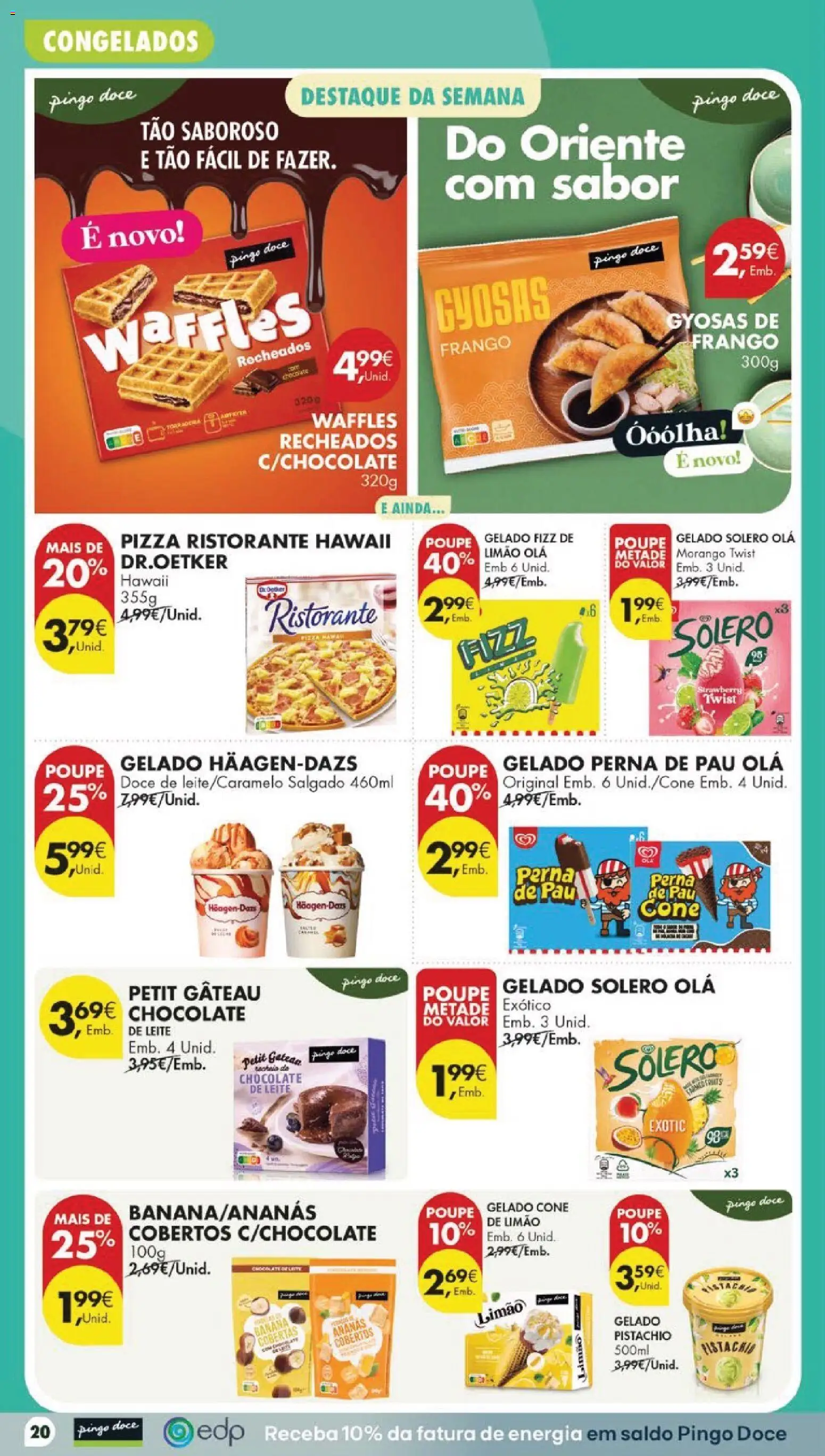 Pingo Doce Poupe Esta Semana Lojas Grandes │ válido de 22/09/2026 | Página: 20 | Produtos: Frango, Gelado, Chocolate, Petit Gateau