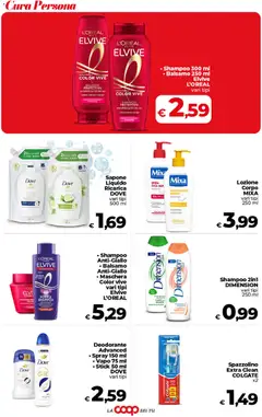 Anteprima del volantino COOP volantino Superstore Sicilia valido a partire dal 31/07/2026 | Pagina: 39 | Prodotti: Shampoo, Balsamo, Deodorante, Spazzolino
