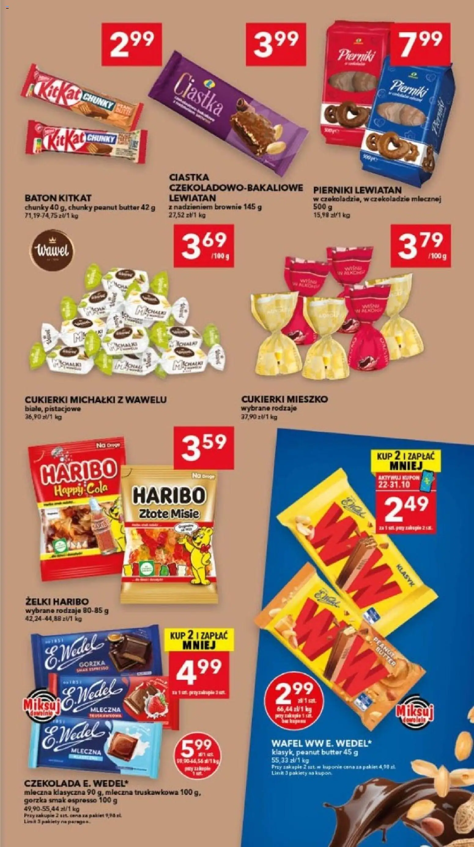 Lewiatan gazetka - Gdańsk od 22.10.2026 | Strona: 11 | Produkty: Żelki haribo, Baton, Żelki, Cukierki
