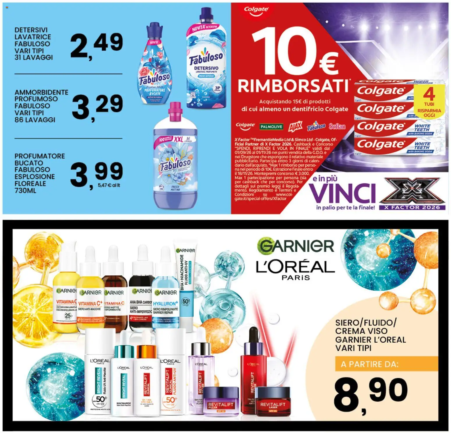 Volantino Interspar del 10/09/2026 | Pagina: 30 | Prodotti: Crema, Ammorbidente, Crema viso, Lavatrice