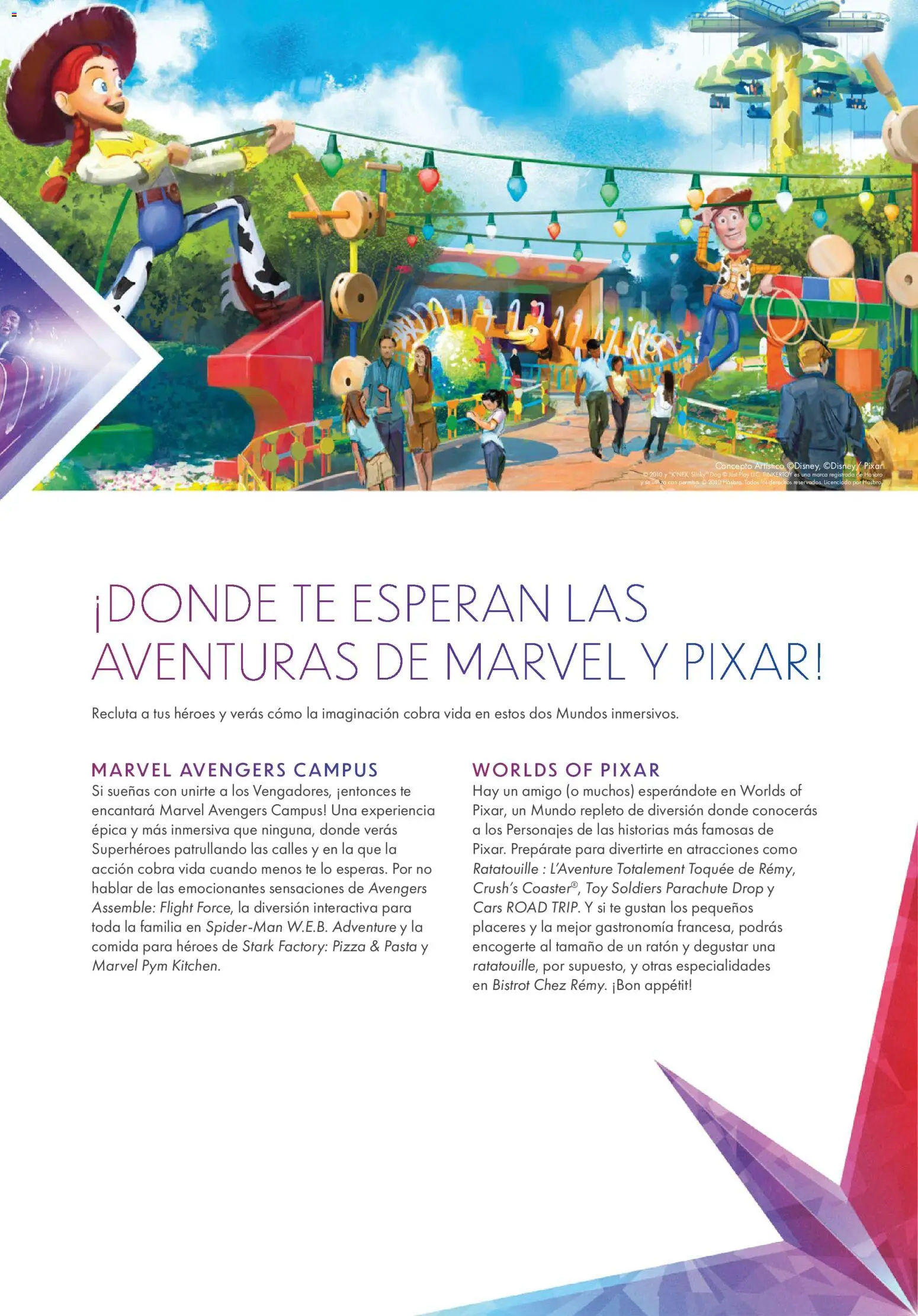 Viajes El Corte Inglés Folleto Disneyland Paris │ válido desde el 31/03/2026 | Página: 15 | Productos: Pizza, Especialidades, Pasta, Té