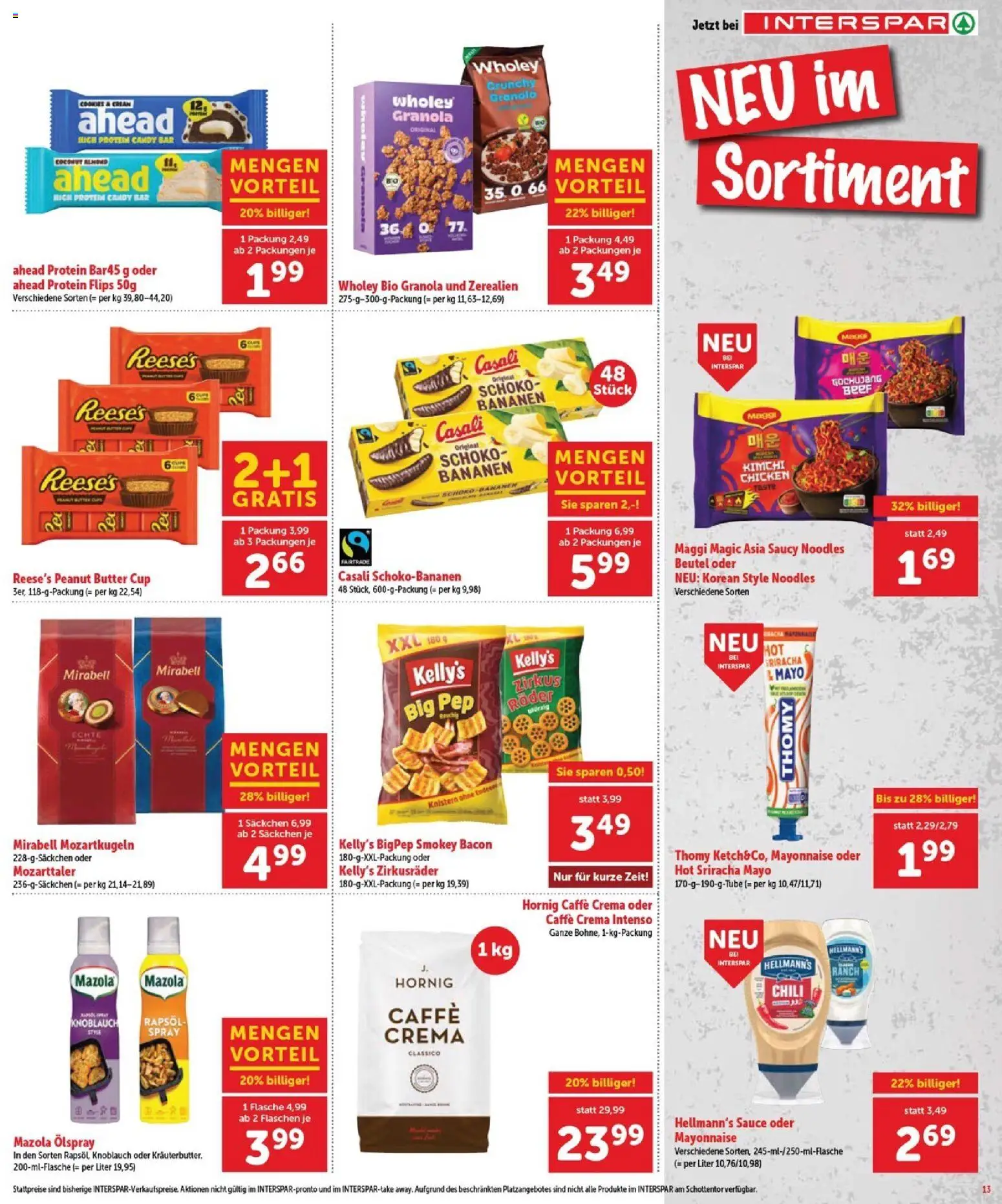 Interspar Flugblatt - Burgenland Nord gültig ab 18.06.2026 | Seite: 13 | Produkte: Knoblauch, Bad, Butter, Bananen