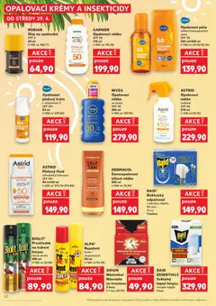 Náhled letáku NIVEA, Opalovací mléko ve spreji SPF 30, 200 ml od 29.04.2026 | Strana: 42