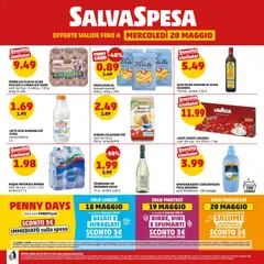 Anteprima del volantino PENNY volantino valido a partire dal 07.05.2026 | Pagina: 20 | Prodotti: Latte, Acqua naturale, Olio extra vergine, Lavazza