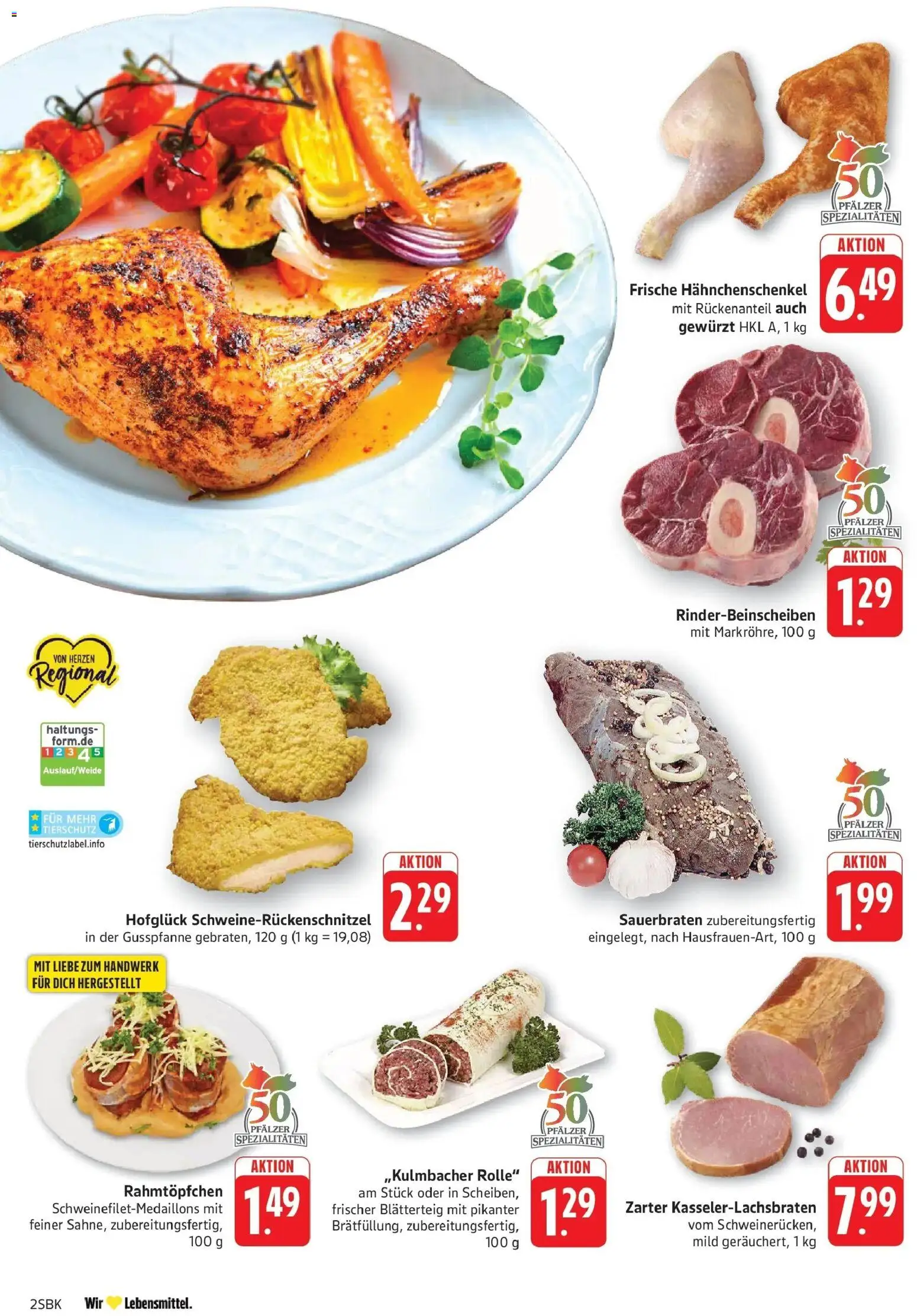 Edeka Prospekt Bruchsal (ab 26.10.2026) » Angebote Online | Seite: 10 | Produkte: Hahnchenschenkel, Spezialitäten