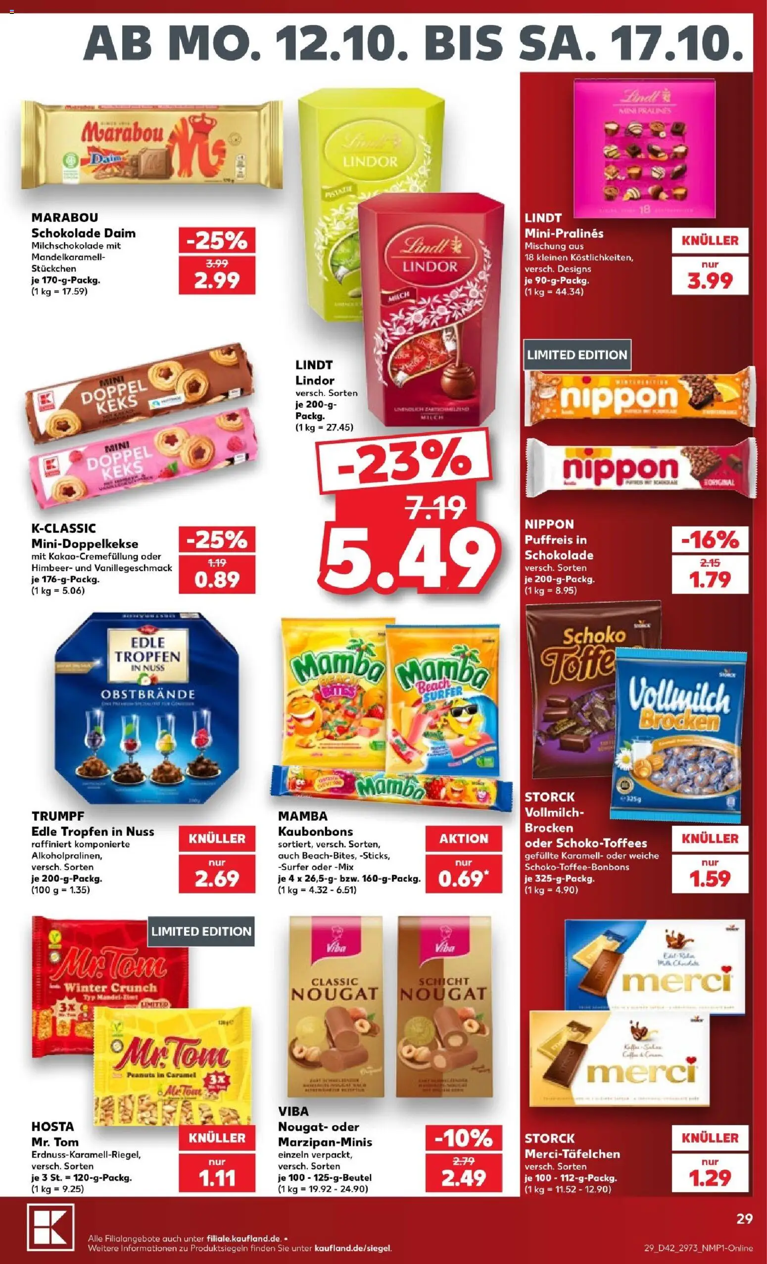 Kaufland Prospekt Frankfurt (Oder) – gültig ab 12.10.2026 | Seite: 33 | Produkte: Starbucks, Fruchtjoghurt, Creme, Zwiebeln