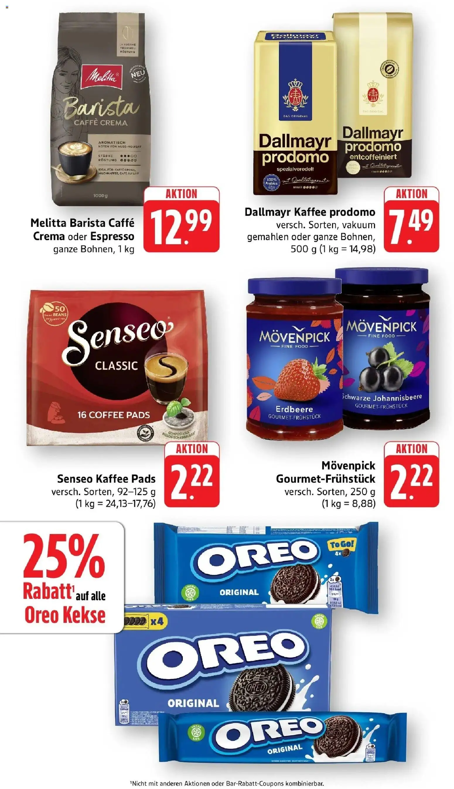 nah & gut Prospekt Birkendorf – gültig ab 29.06.2026 | Seite: 6 | Produkte: Melitta, Senseo, Dallmayr, Kekse