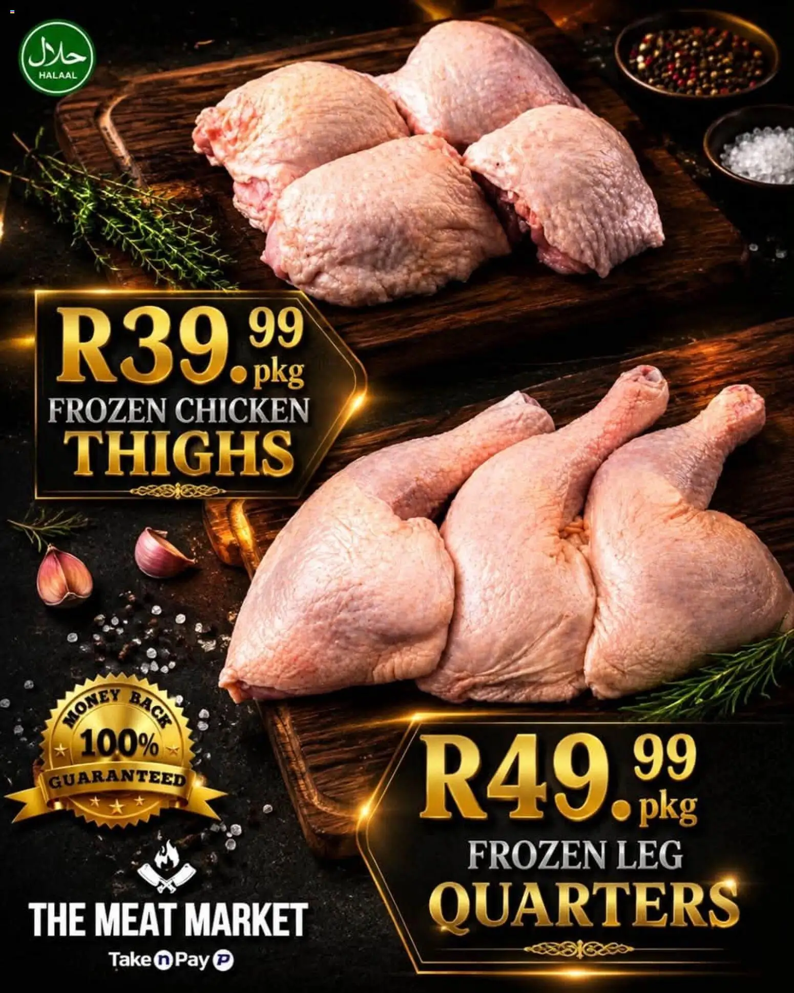 New Take n Pay catalogue – valid from 21/08/2026 | Page: 36 | Products: Frozen chicken, Chicken, Thighs