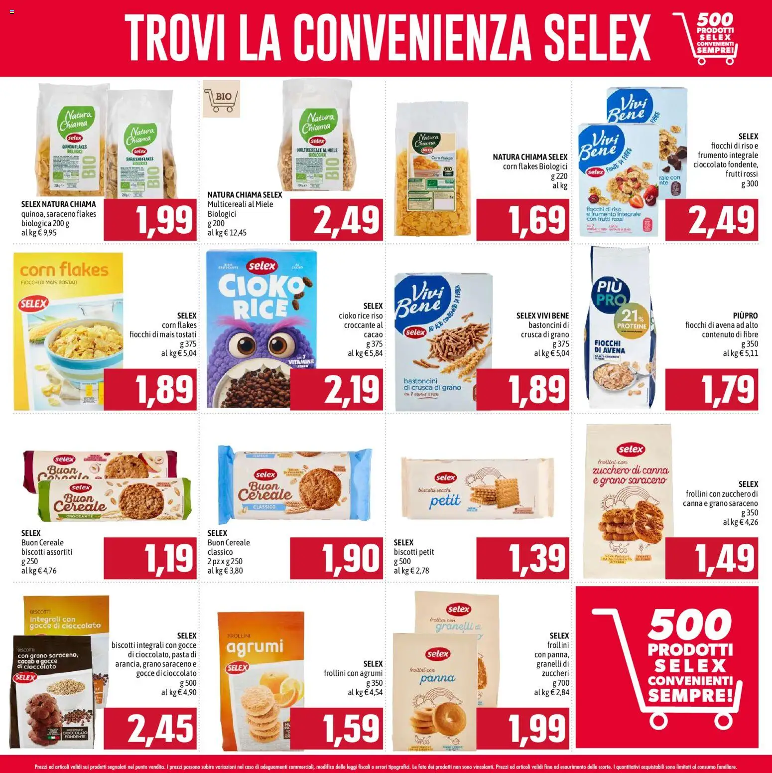 Volantino Emisfero del 21/09/2026 | Pagina: 13 | Prodotti: Fiocchi, Agrumi, Fiocchi di mais, Quinoa