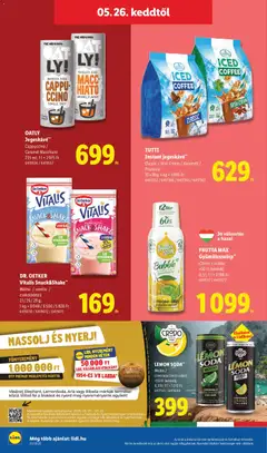 DR. OETKER Vitalis Snack&Shake**, Málna- / vanília- / csokoládéízű 21/26/29 g - amely érvényes a következő dátumtól: 21.05.2026 | Oldal: 78
