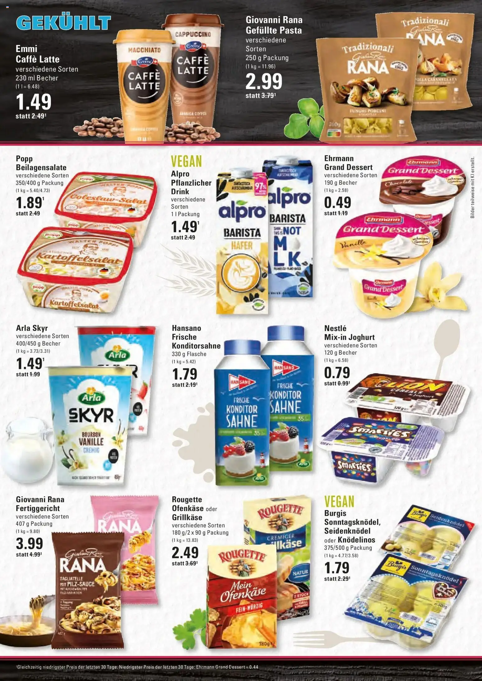 Edeka Prospekt Hamburg (ab 14.09.2026) » Angebote Online | Seite: 8 | Produkte: Arla skyr, Vanille, Alpro, Pasta
