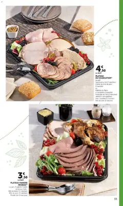 Hyper U - Prévisualisation de Hyper U - La carte Printemps Été valide à partir de 03/03/2026 | Page: 33 | Produits: Saucisson, Rôti de bœuf, Jambon, Porc