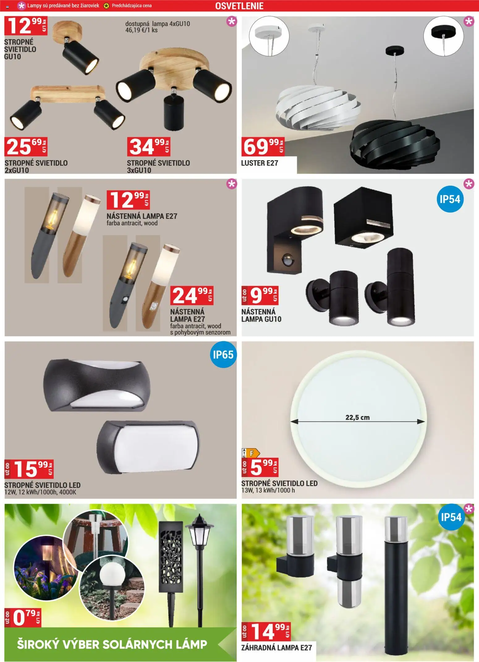 Nové Merkury Market akcie – leták je platný od 01.03.2026 | Strana: 49 | Produkty: Osvetlenie, Lampa, Stropné svietidlo, Led stropné svietidlo