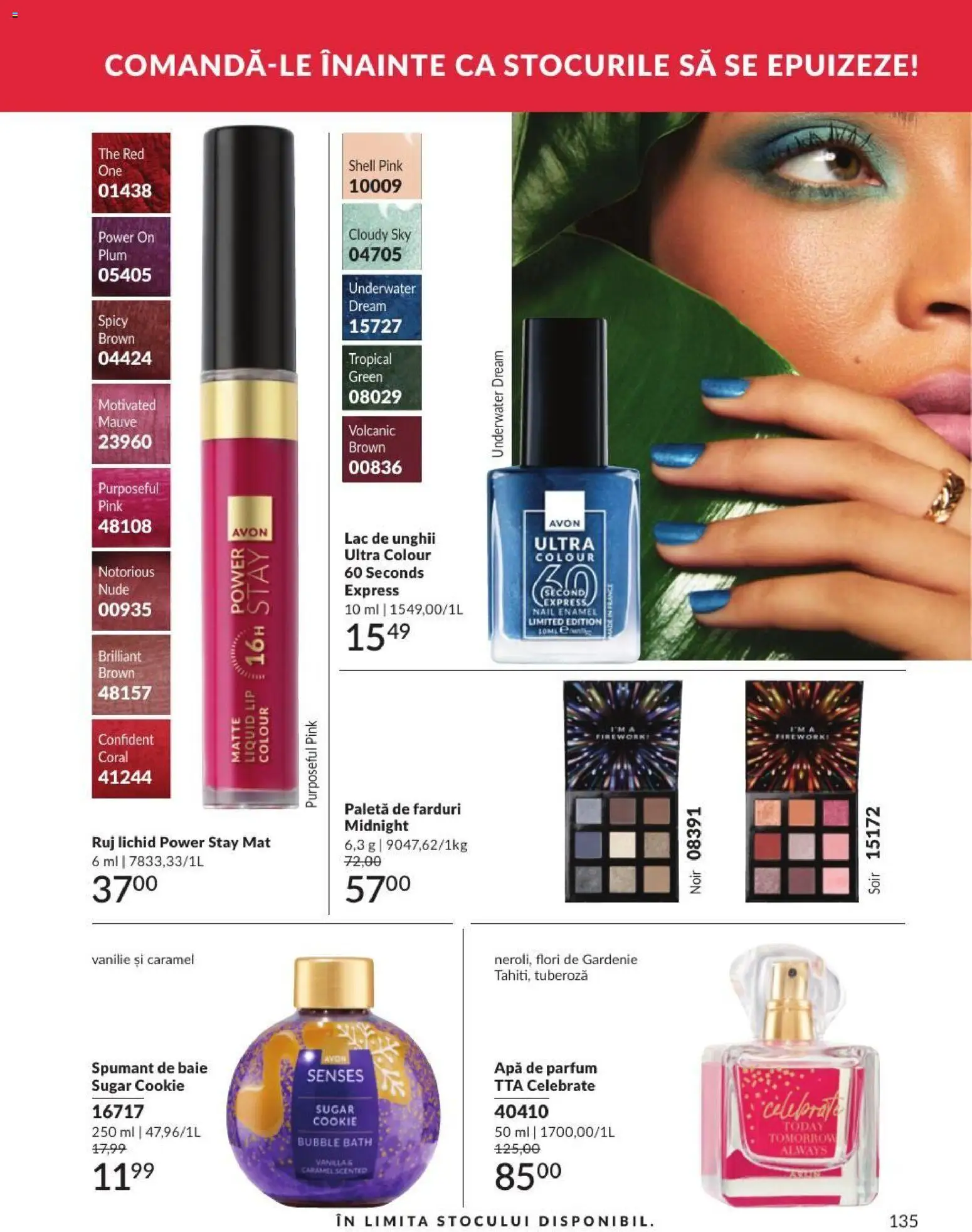 Noul catalog Avon – valabil de la 01.07.2026 | Pagină: 135