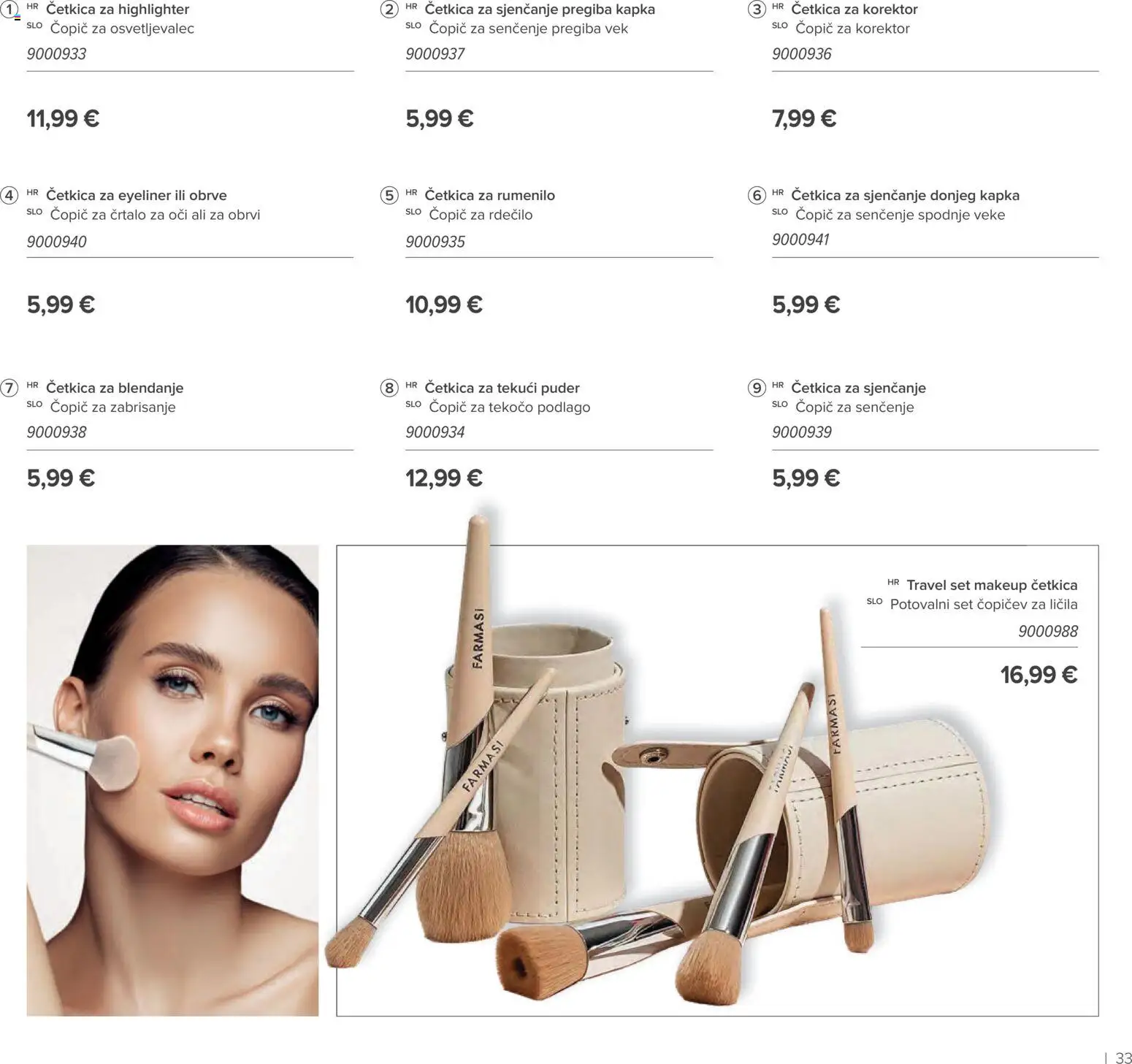 Farmasi katalog | vrijedi od 01.07.2026 | Stranica: 33 | Proizvodi: Puder, Rumenilo, Korektor