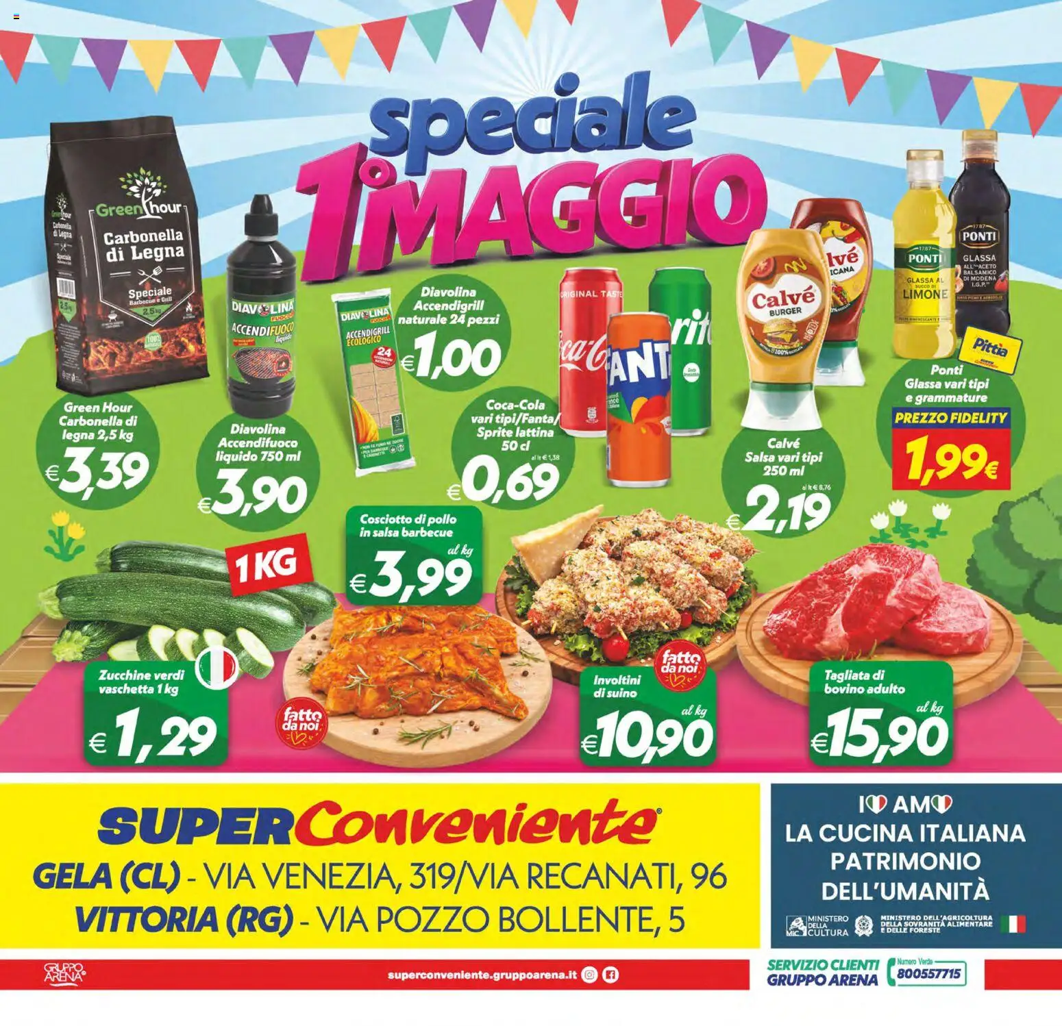 Volantino SuperConveniente del 28.04.2026 | Pagina: 24 | Prodotti: Pollo, Suino, Barbecue, Limone