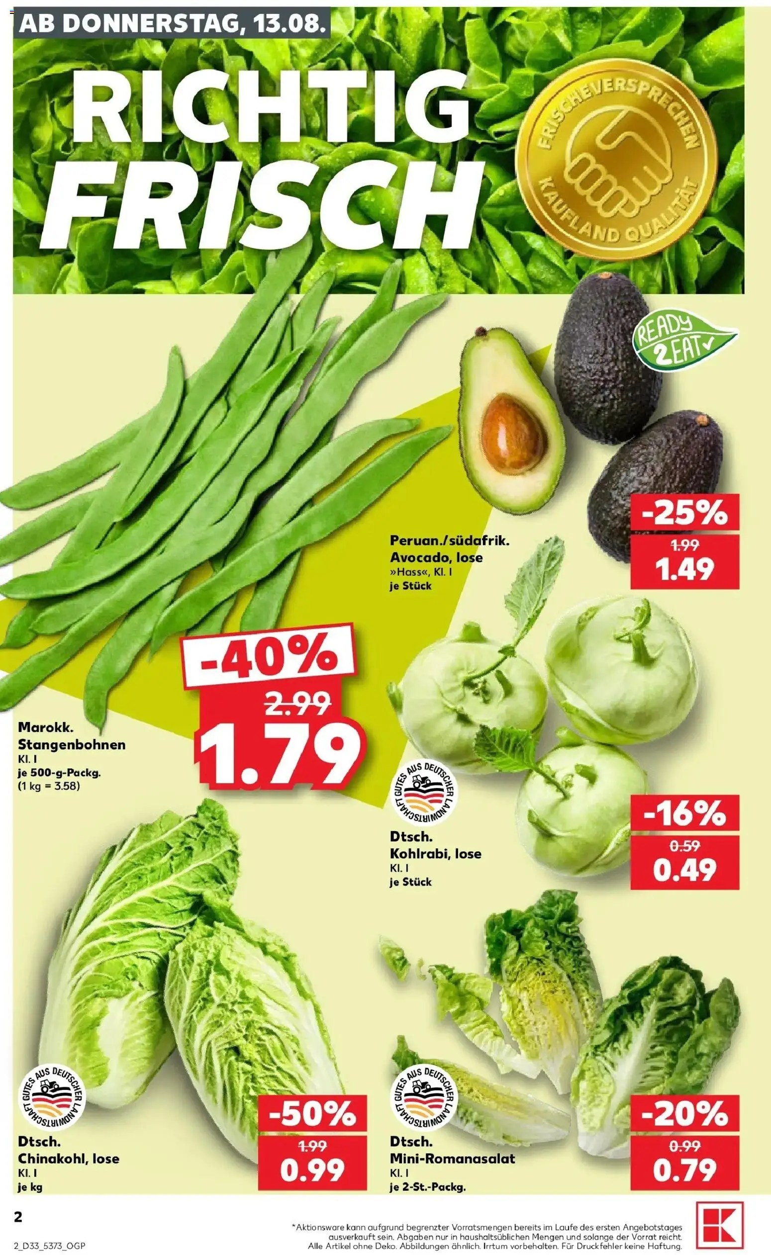 Prospekt Kaufland ab 13.08.2026 » Angebote Online zum Blättern | Seite: 2