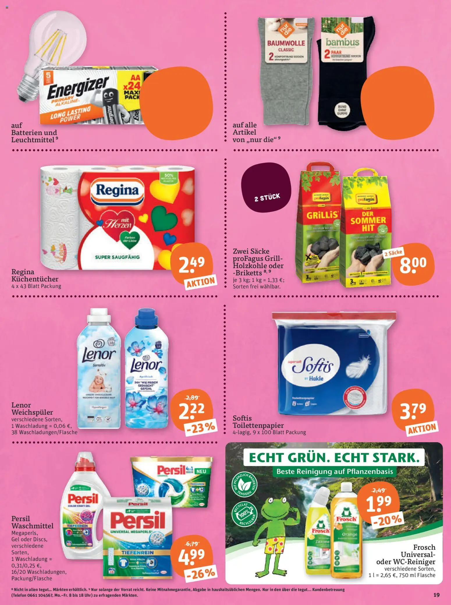Tegut Prospekt – gültig ab 12.10.2026 | Seite: 21 | Produkte: Grill, Telefon, Uhr, Toilettenpapier
