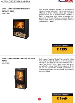 Anteprima del volantino Eurobrico Stufe a Legna catalogo valido a partire dal 23.07.2025 | Pagina: 31 | Prodotti: Stufa a legna, Stufa