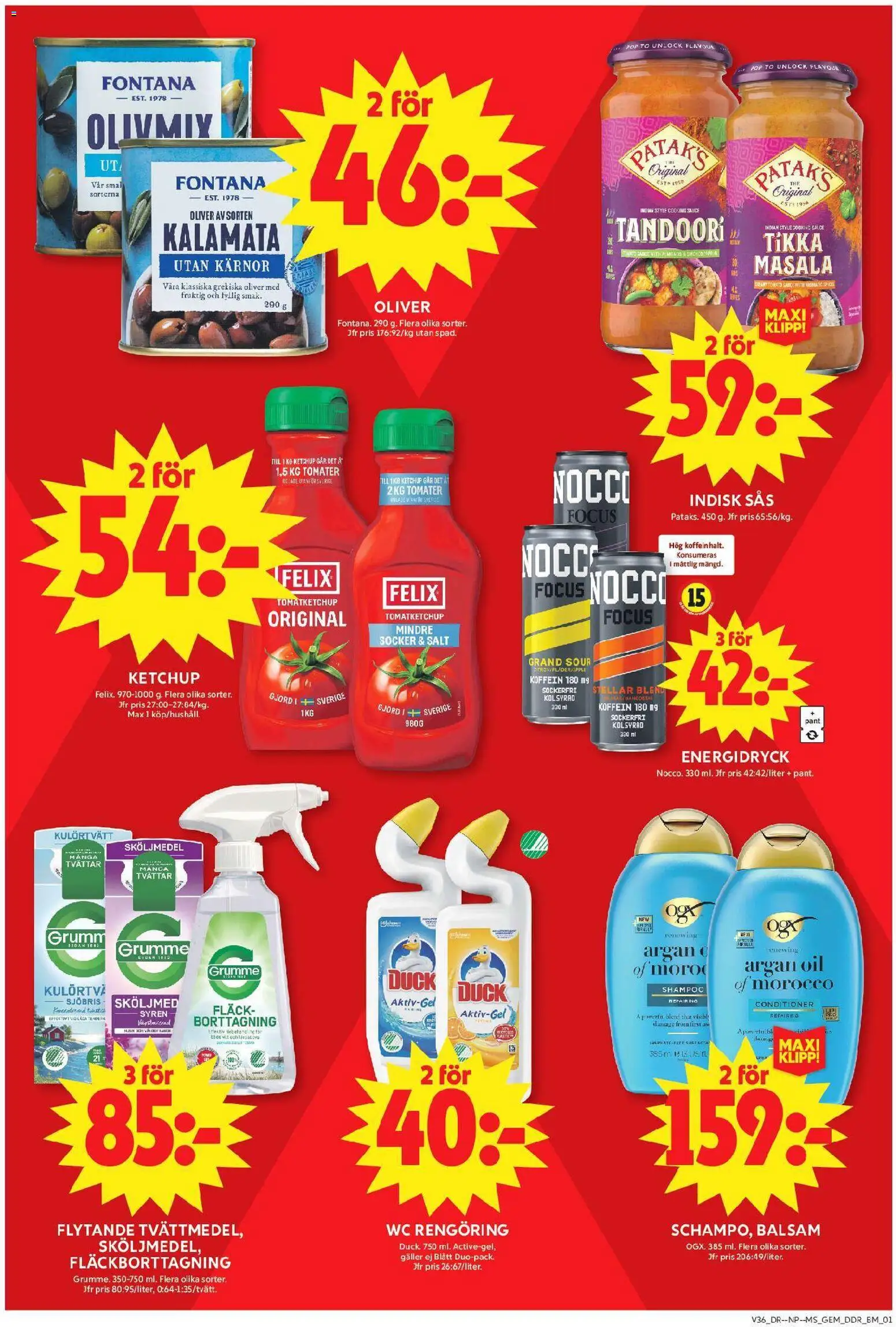 ICA Maxi reklamblad aktuell från 31/08/2026 | Sida: 7 | Produkter: Salt, Sköljmedel, Galler, Socker