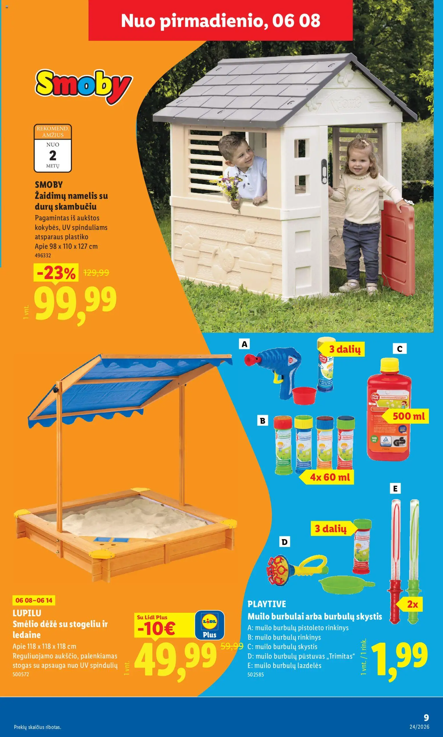 LIDL akcijos nuo 08.06.2026 | Puslapis: 9 | Prekių: Dėžė
