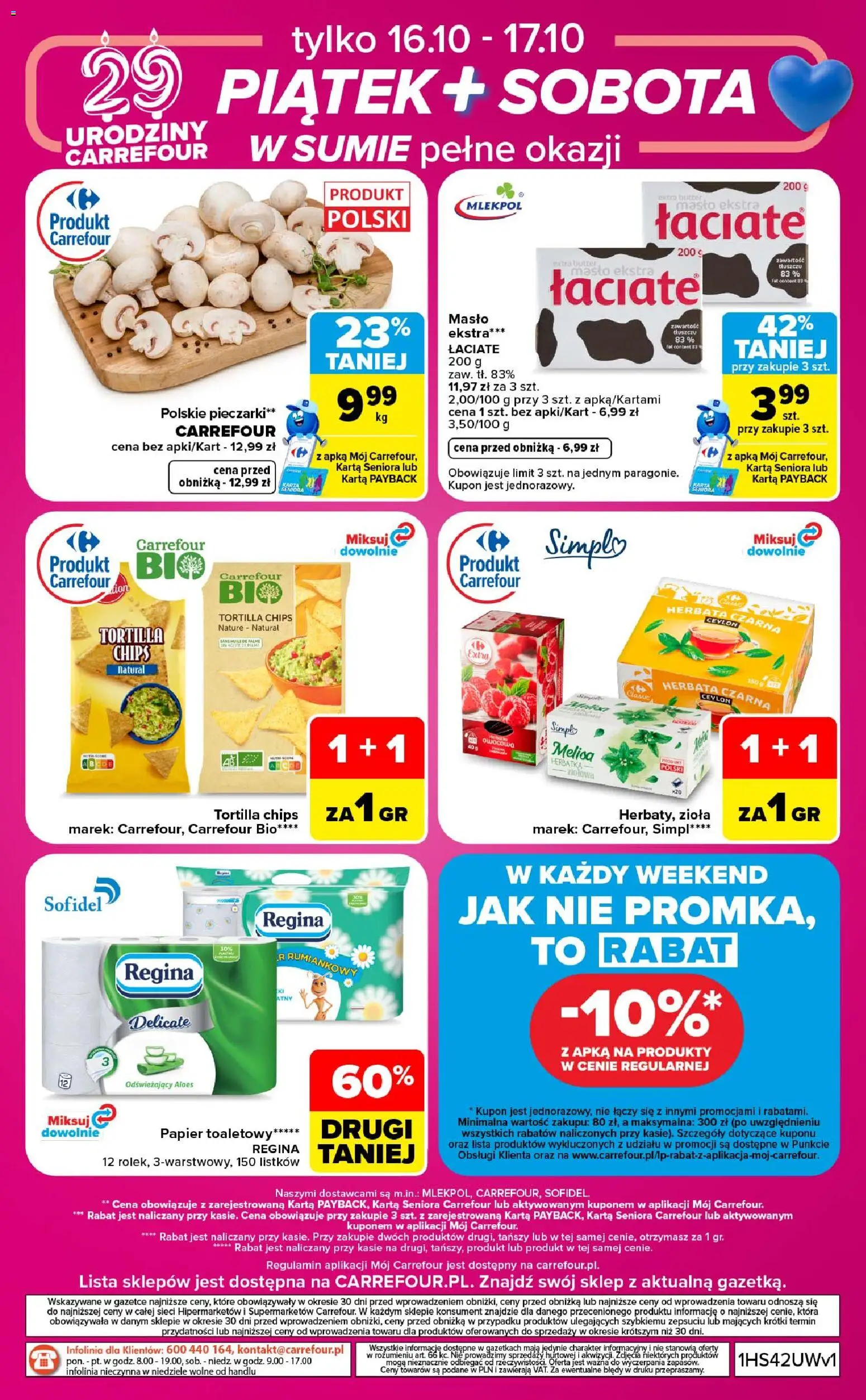 Carrefour gazetka - Weekend okazji od 15.10.2026 | Strona: 8 | Produkty: Tortilla chips, Aloes, Zioła, Herbata