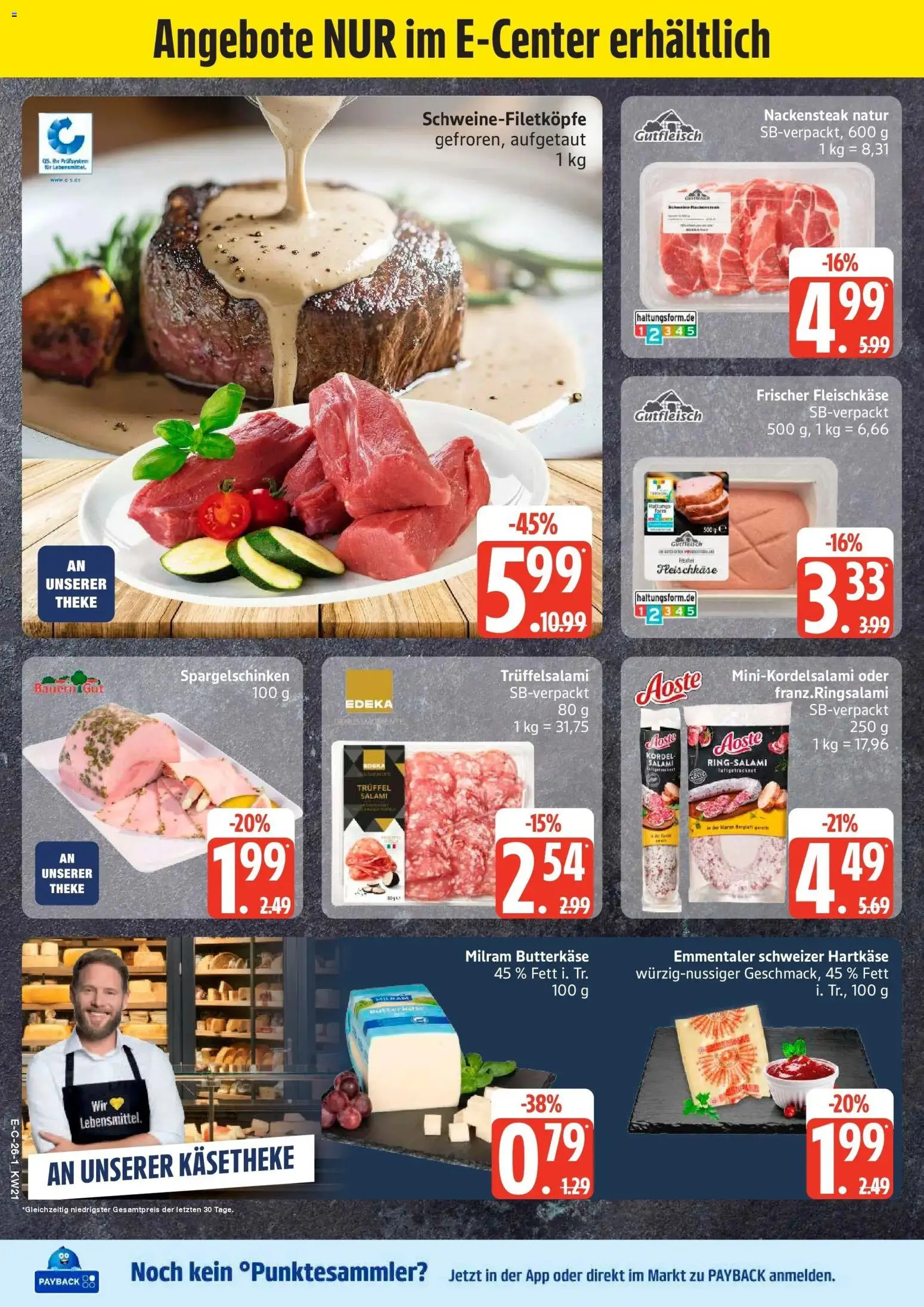 Marktkauf Prospekt Heide – gültig ab 17.05.2026 | Seite: 29 | Produkte: Theke, Milram, Salami, Steak