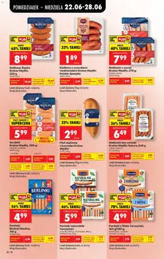 Pogląd oferty "Kiełbasa Śląska Kraina Wędlin, 550 g, Kiełbasa Śląska Kraina Wędlin" - ważna od 22.06.2026 | Strona: 50
