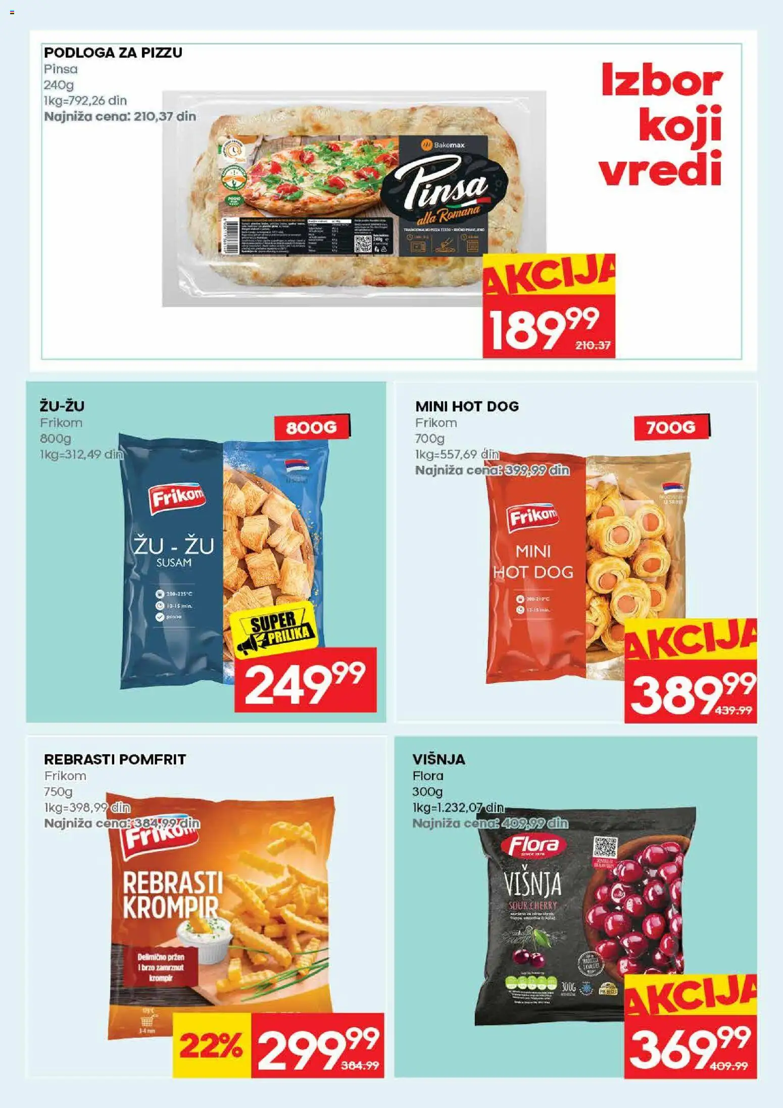 Idea katalog - važi od 06.08.2026 | Strana: 21 | Proizvode: Krompir, Višnja, Pomfrit, Hot dog
