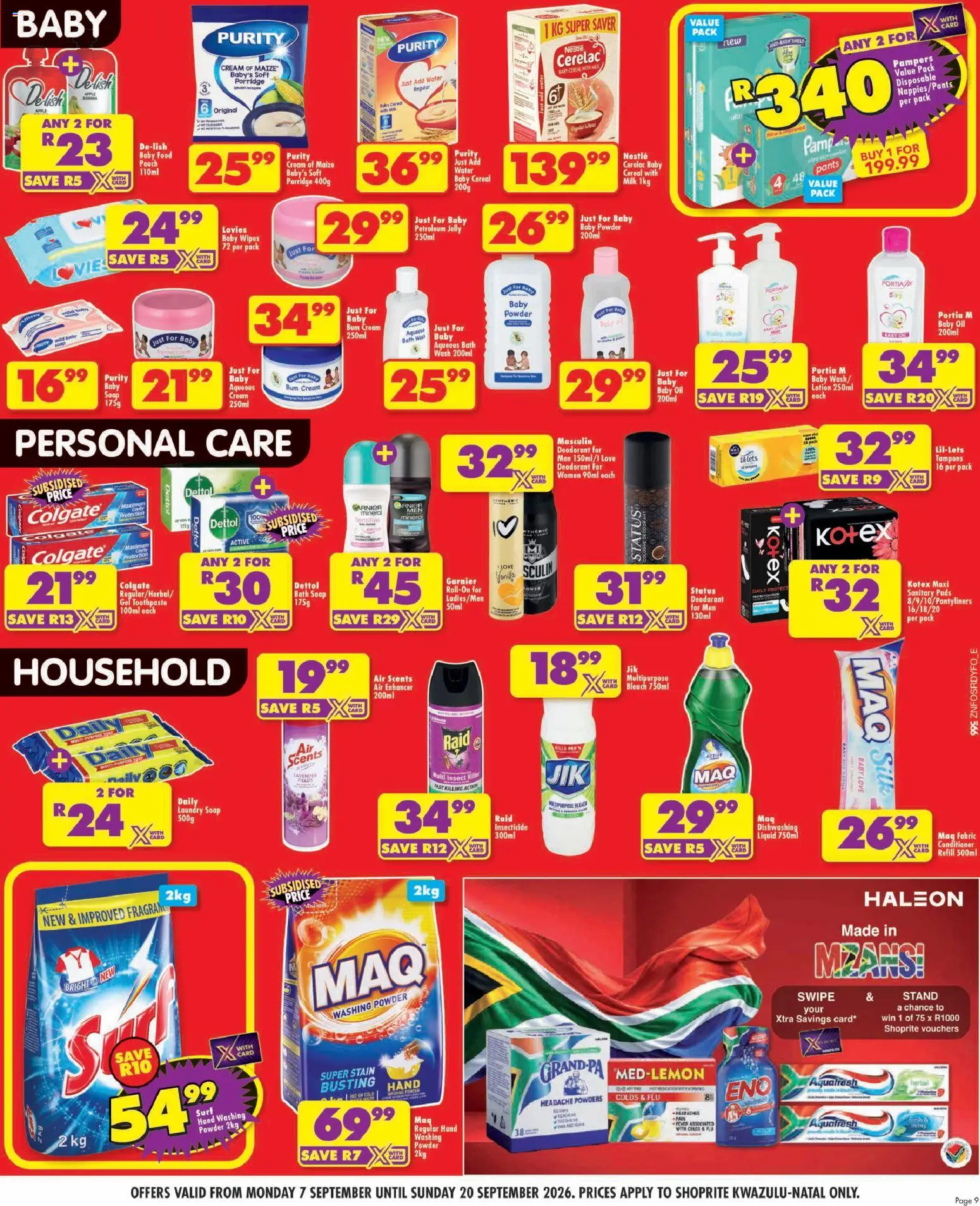 New Shoprite catalogue – valid from 07/09/2026 | Page: 9