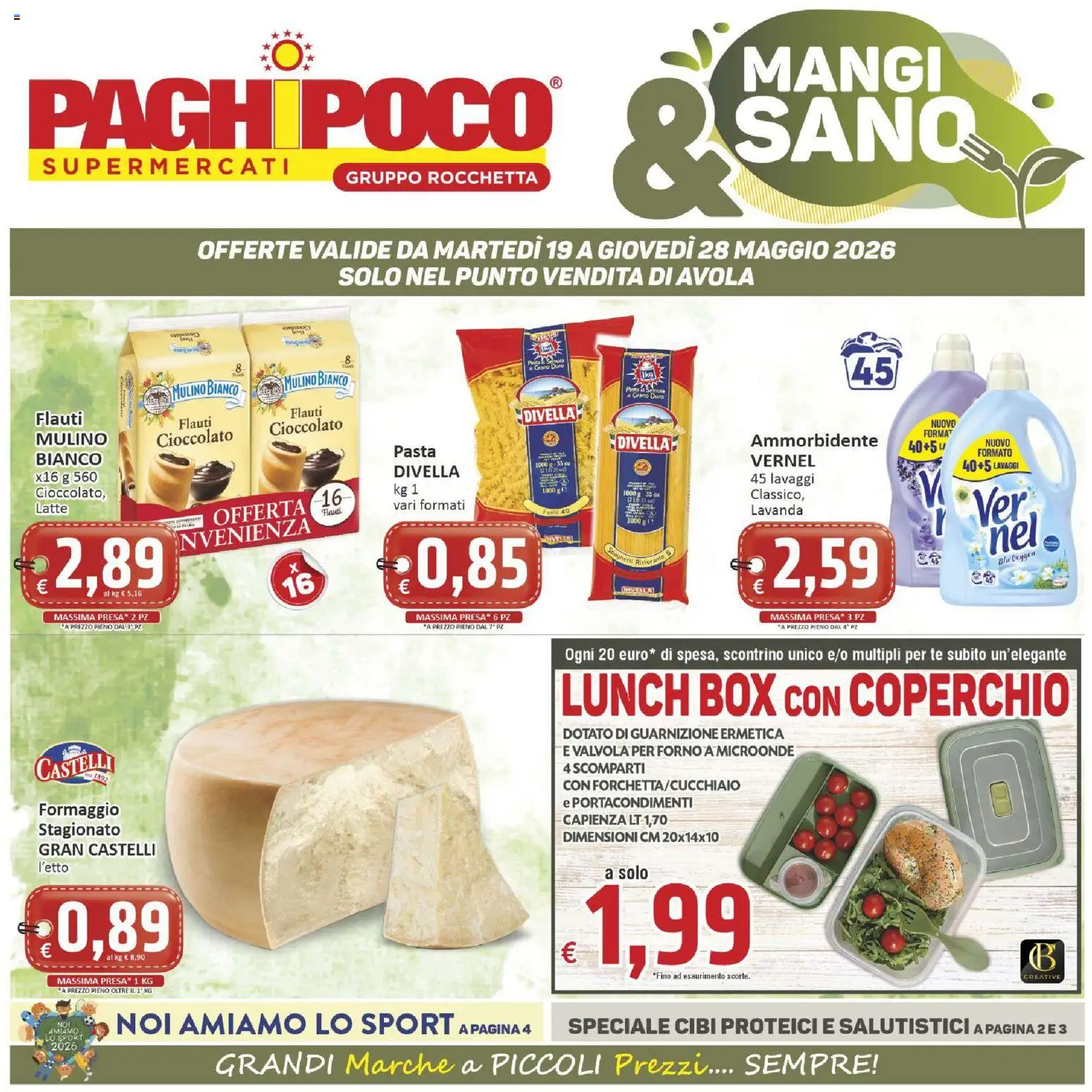 Volantino Paghi Poco del 19.05.2026 | Pagina: 1