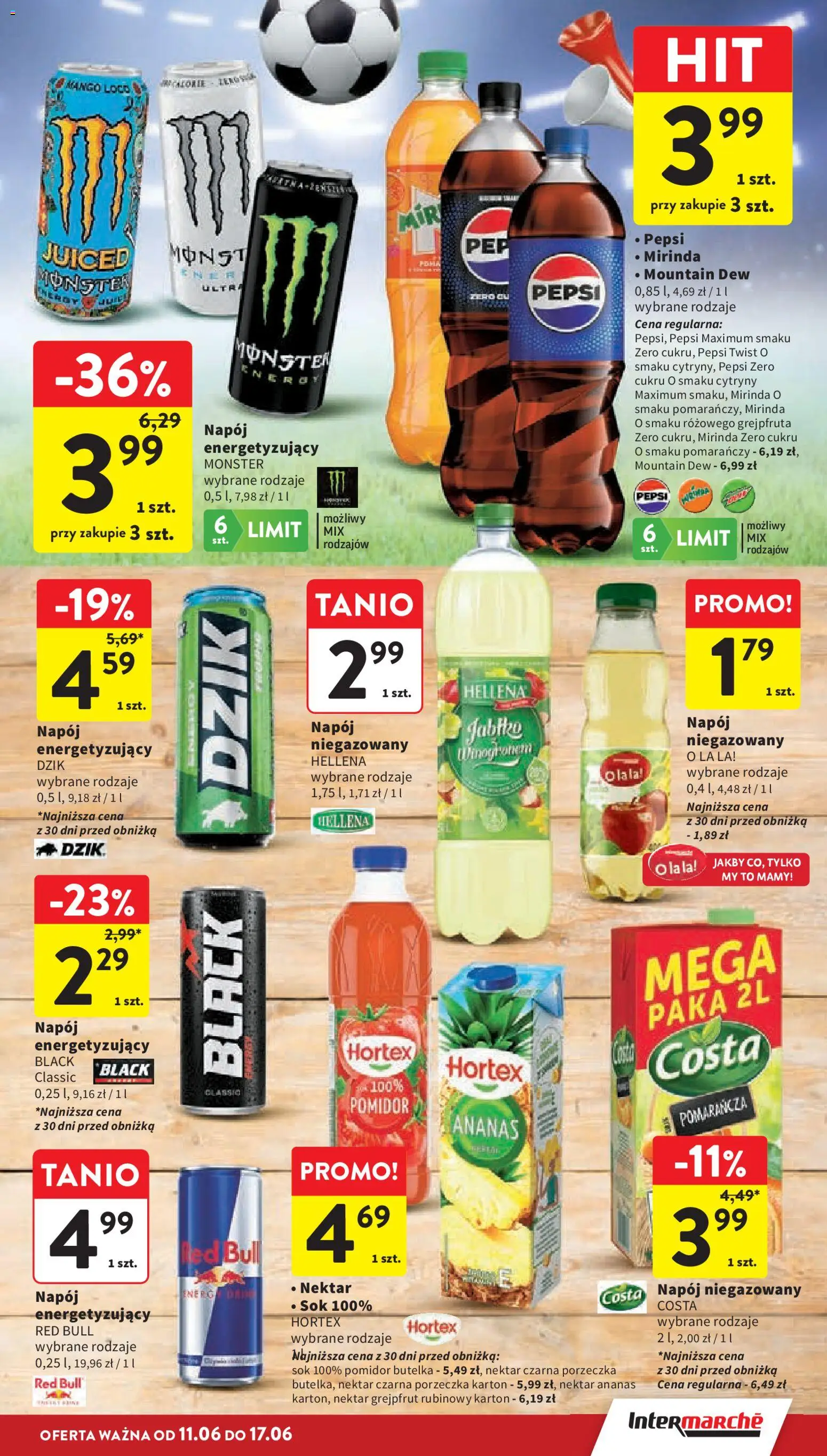 Intermarche gazetka od 11.06.2026 | Strona: 11 | Produkty: Mango, Cytryny, Sok, Ananas