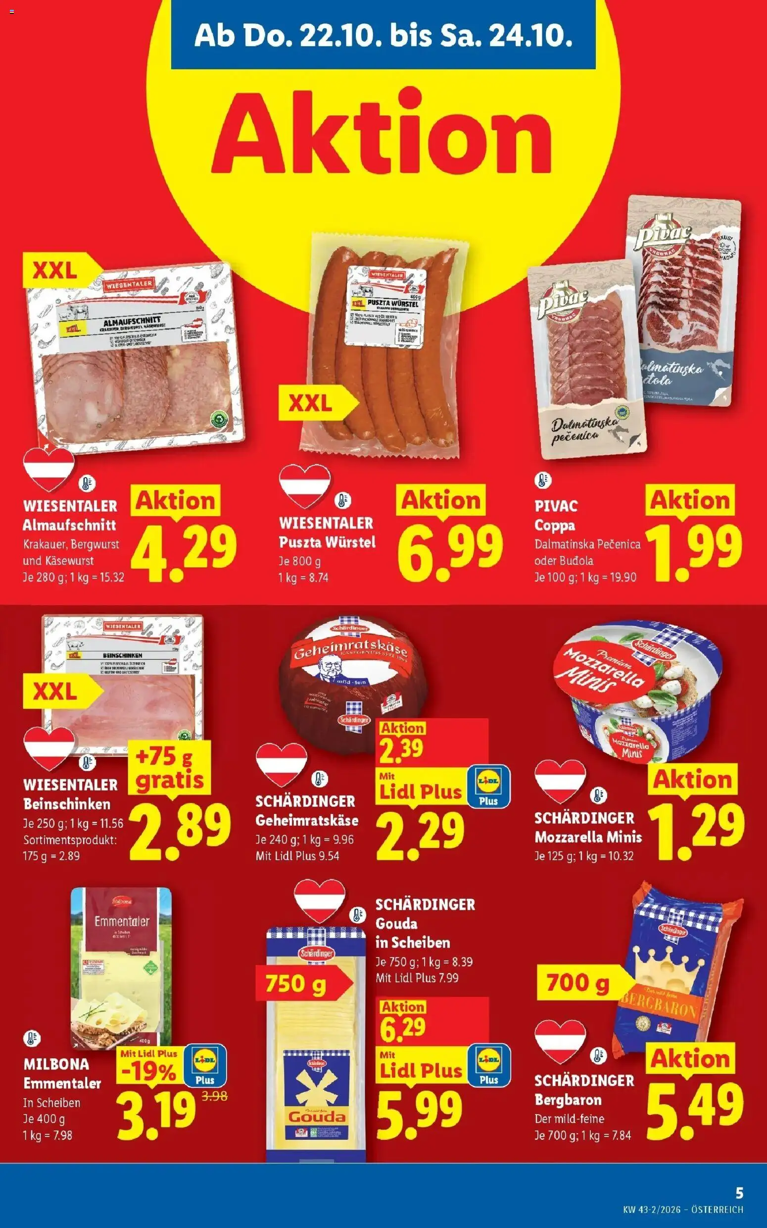 Lidl Flugblatt - Jenbach ab 18.10.2026 - Angebote ab donnerstag | Seite: 7